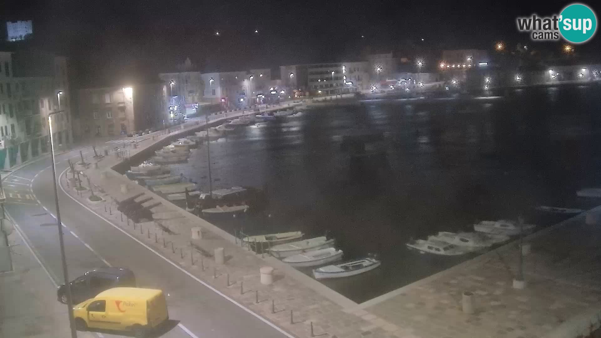 Senj camera en vivo – Vista panorámica de Senj riva