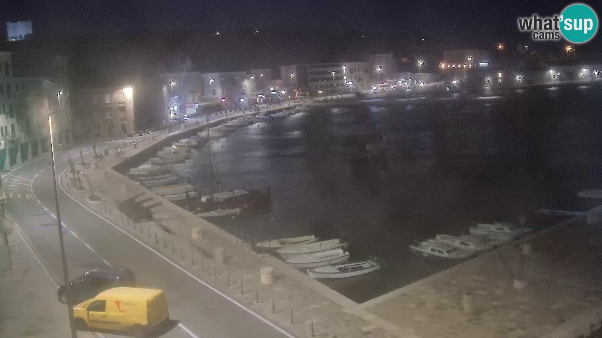 Senj Webcam – Panoramic view of Senj riva