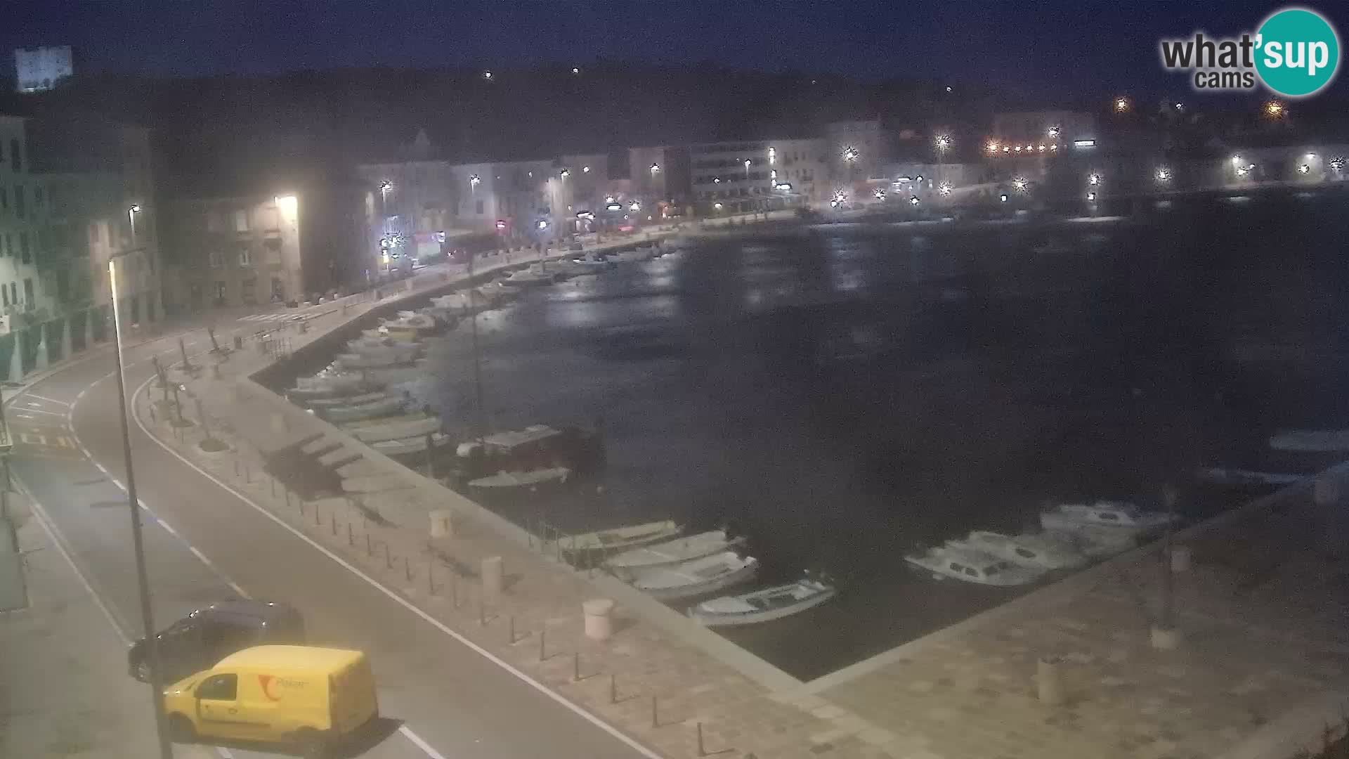 Senj Webcam – Panoramic view of Senj riva