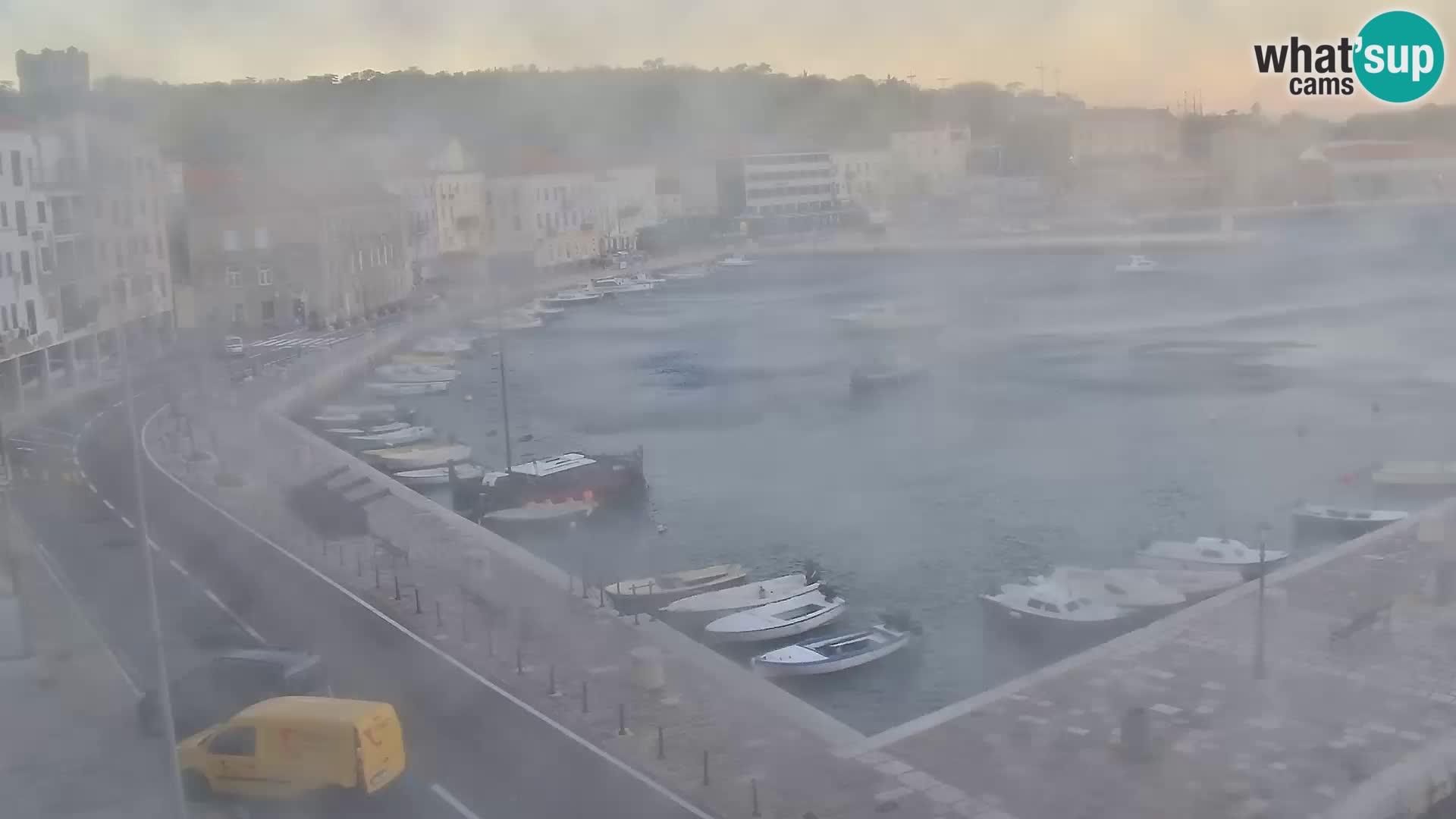 Senj Webcam – Panoramic view of Senj riva