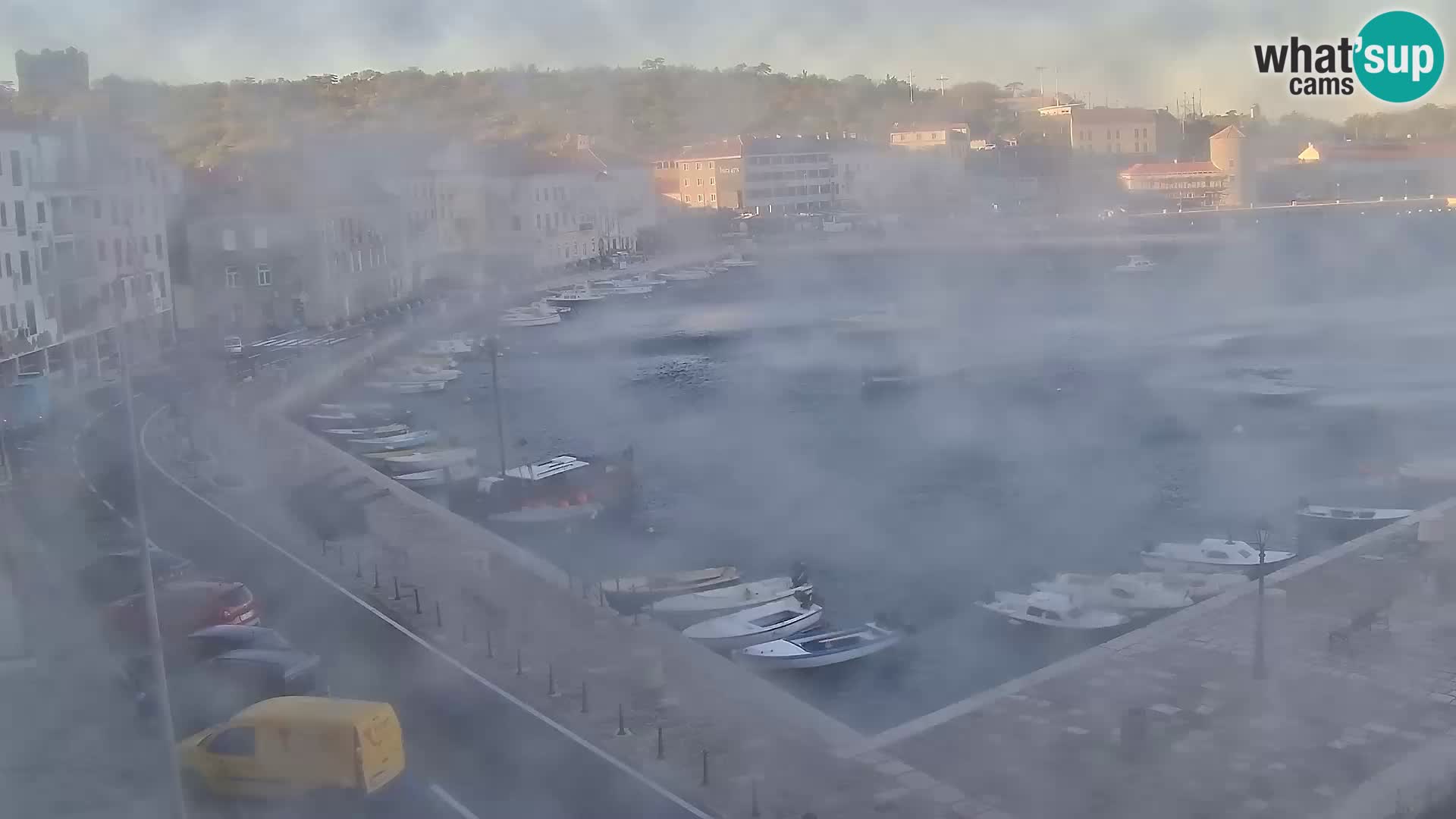 Senj Webcam – Panoramic view of Senj riva
