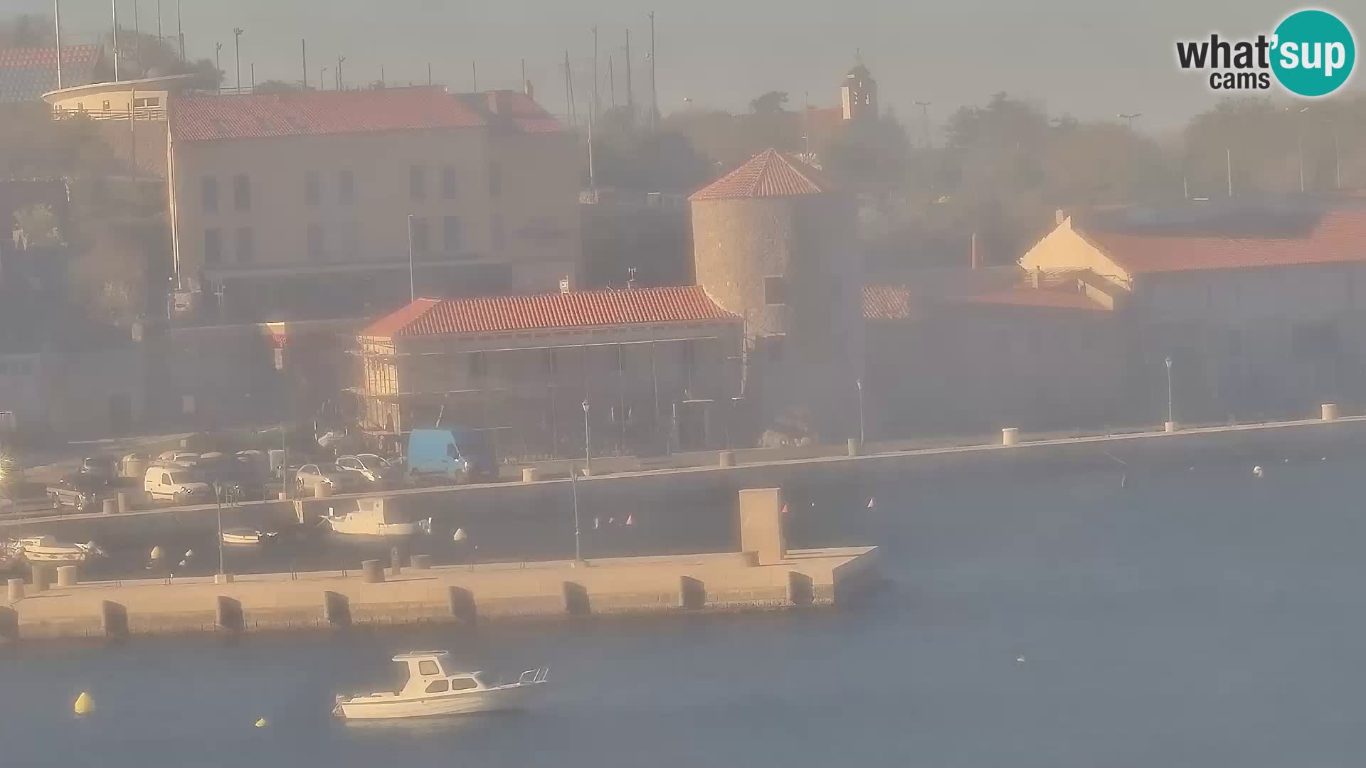 Webcam Segna – Panorama dell’lungomare di Senj