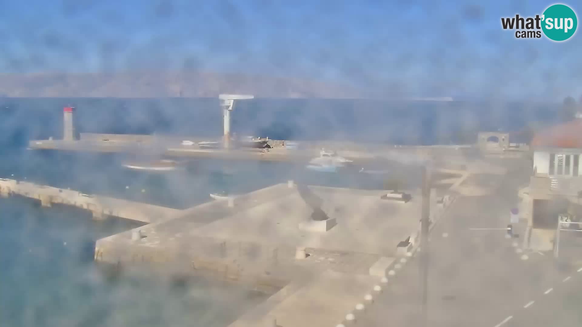 Senj Spletna kamera – pogled na obalo Senja