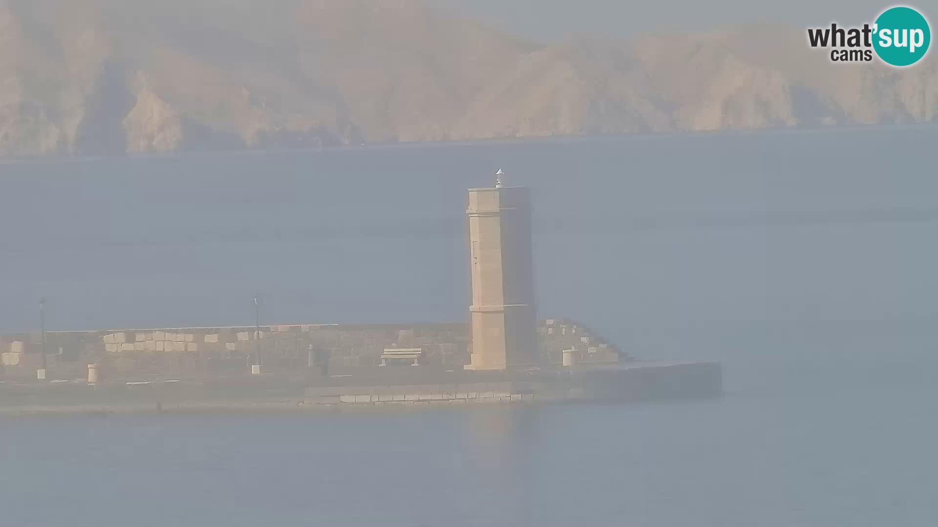 Kamera u živo Senj – Panoramski pogled na senjsku rivu