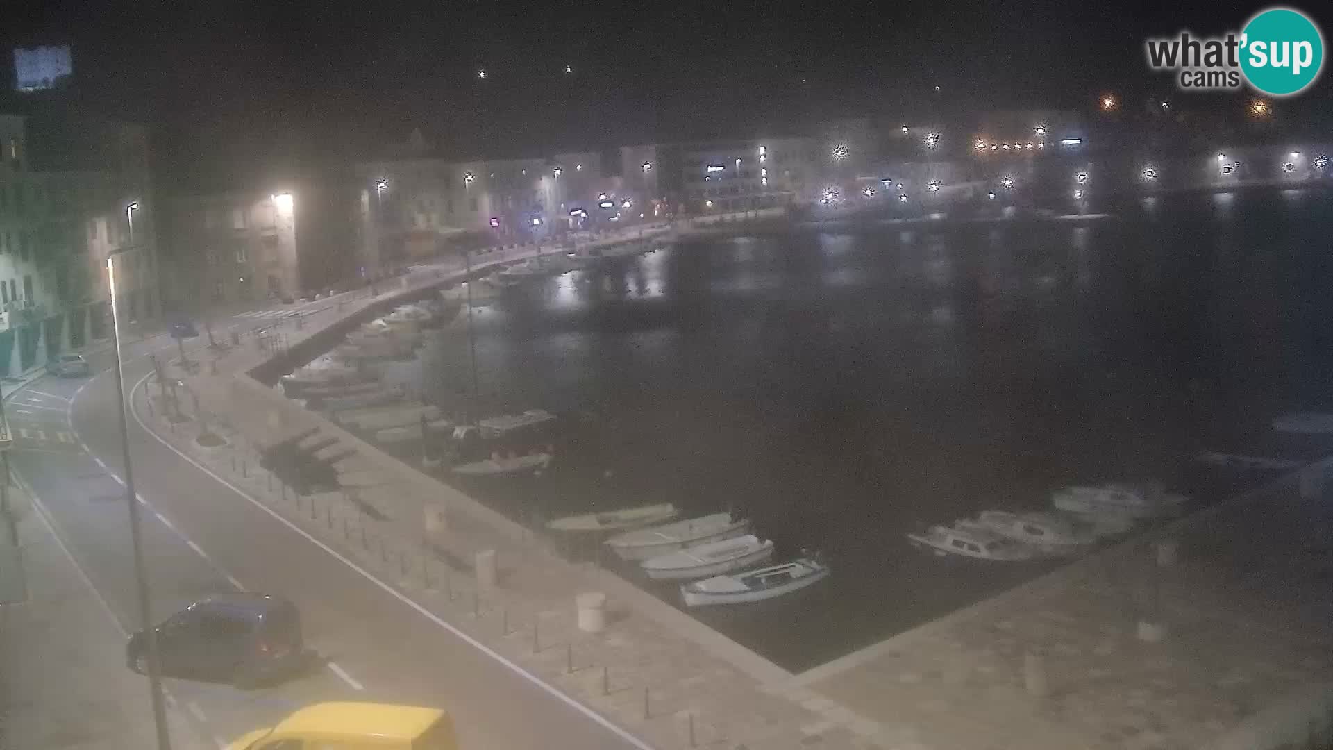 Kamera u živo Senj – Panoramski pogled na senjsku rivu