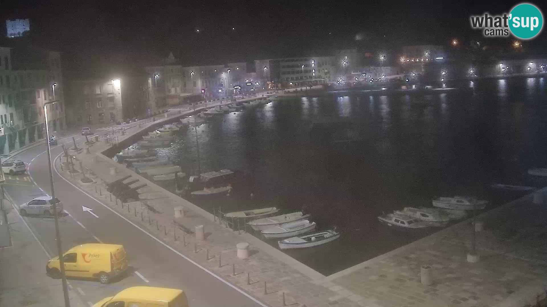 Webcam Segna – Panorama dell’lungomare di Senj