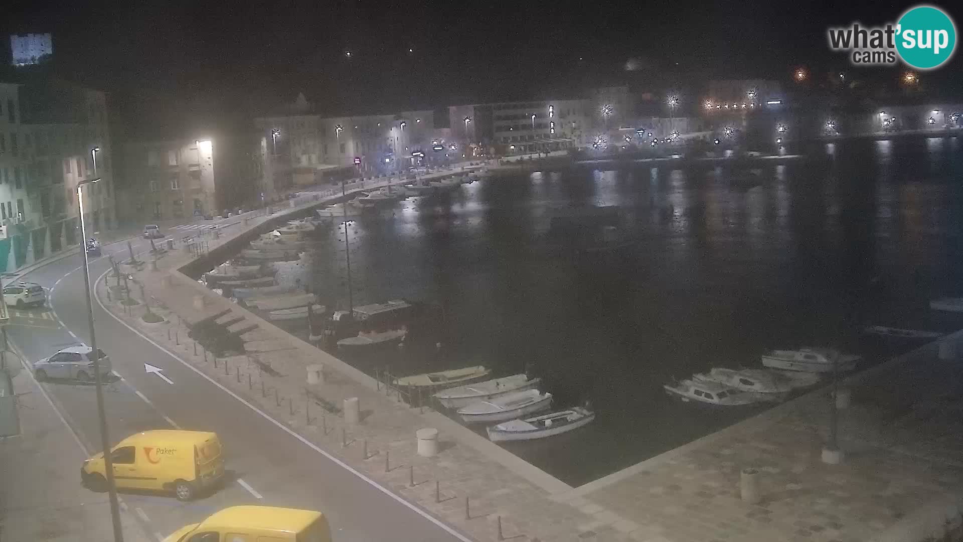 Senj Webcam – Panoramic view of Senj riva