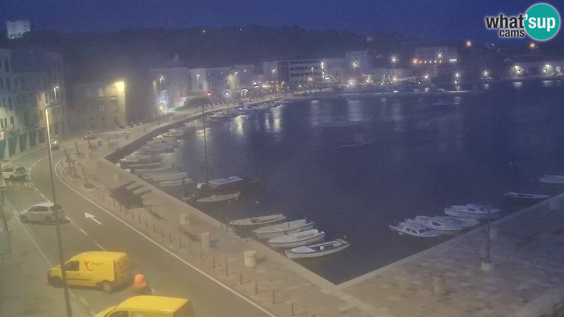 Webcam Segna – Panorama dell’lungomare di Senj