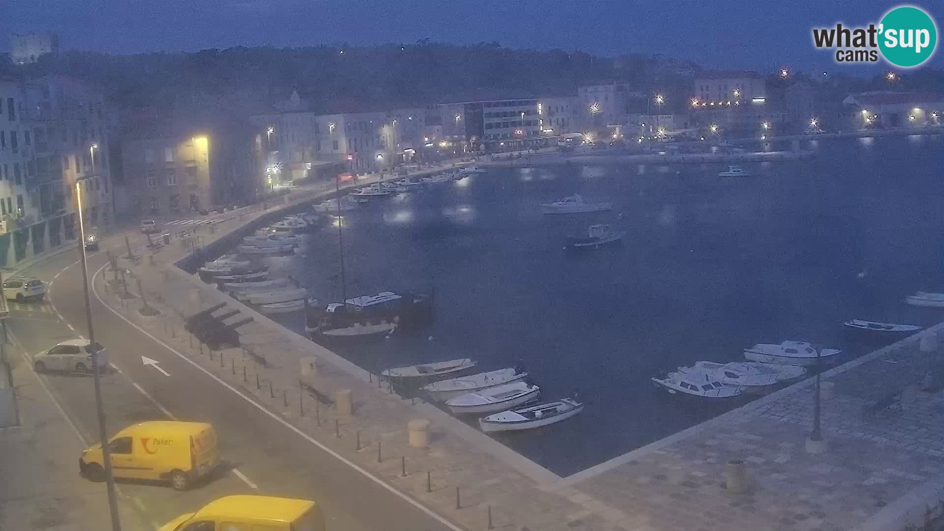 Webcam Segna – Panorama dell’lungomare di Senj