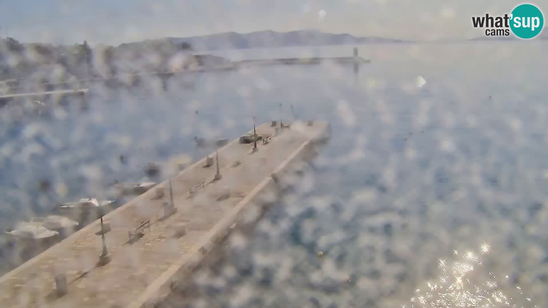 Livecam Senj – Vue panoramique de Senj riva