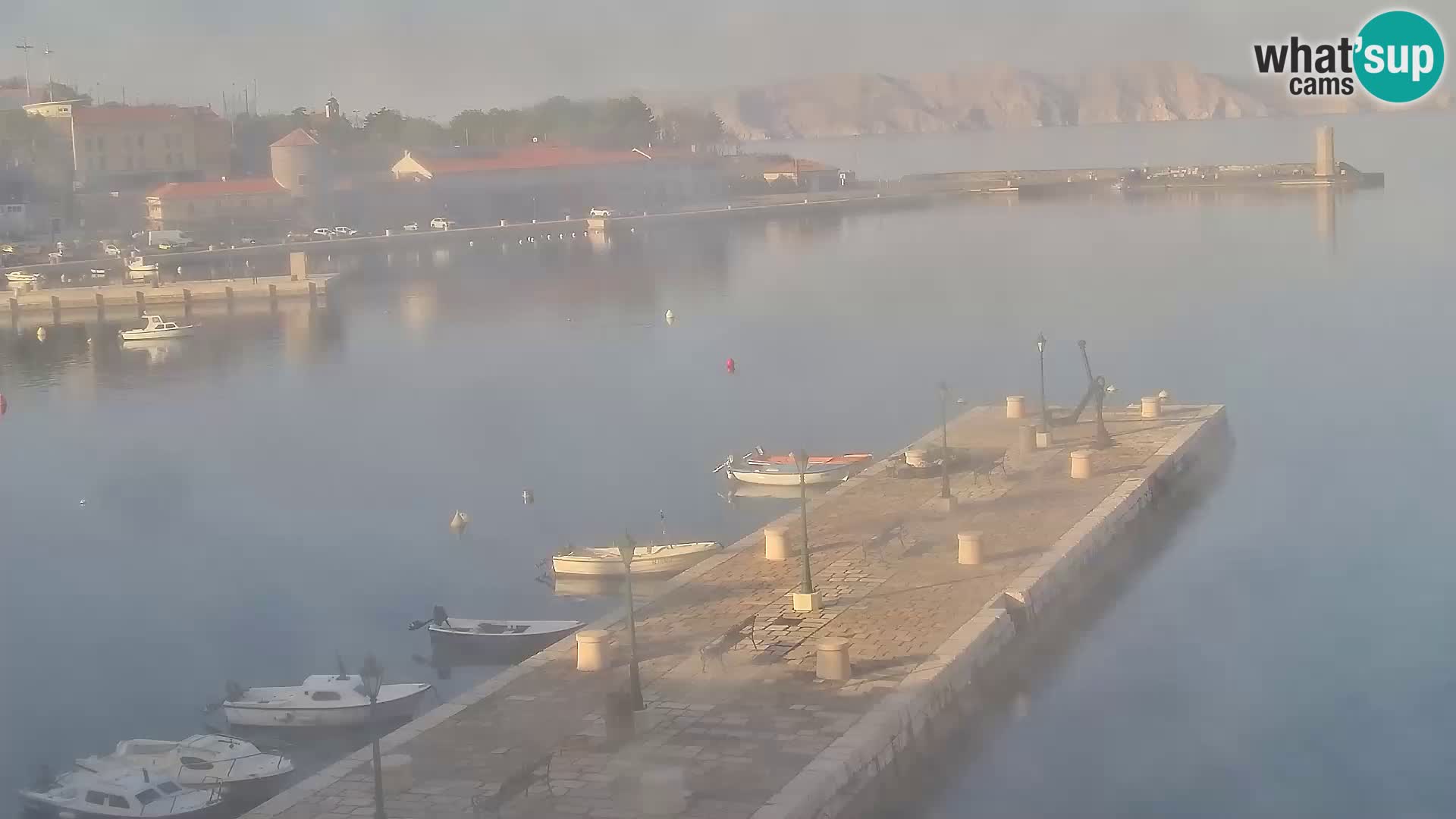 Senj Webcam – Panoramic view of Senj riva