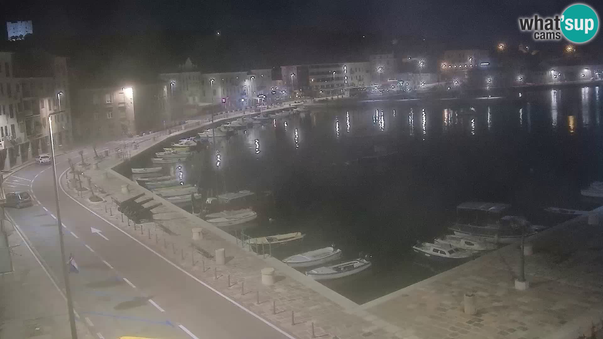 Kamera u živo Senj – Panoramski pogled na senjsku rivu
