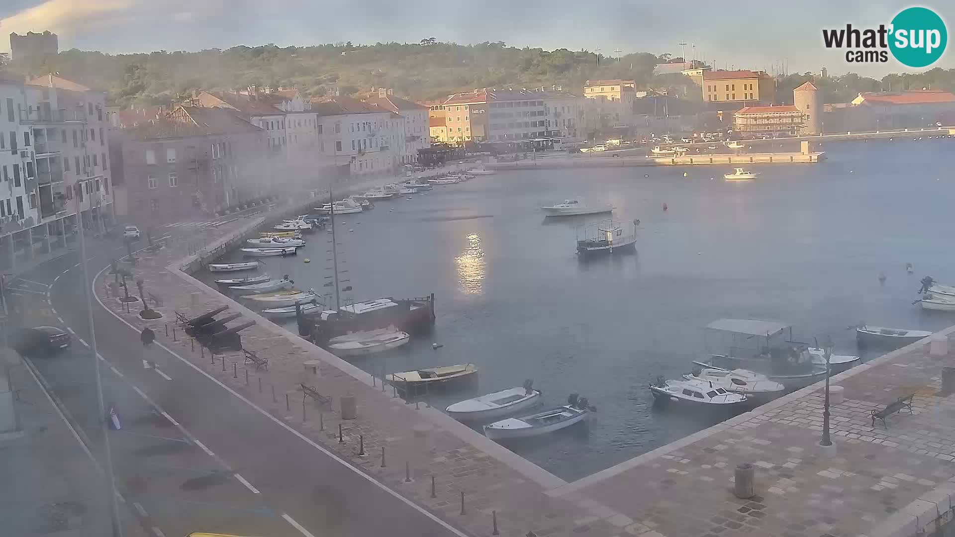 Senj camera en vivo – Vista panorámica de Senj riva