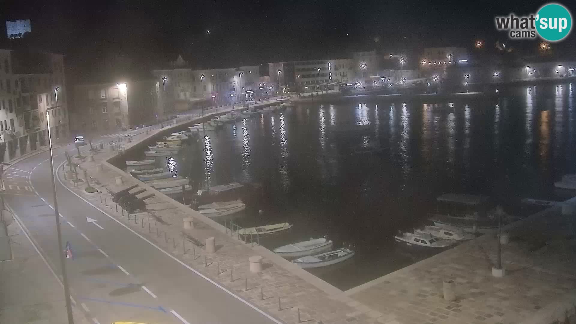 Senj camera en vivo – Vista panorámica de Senj riva