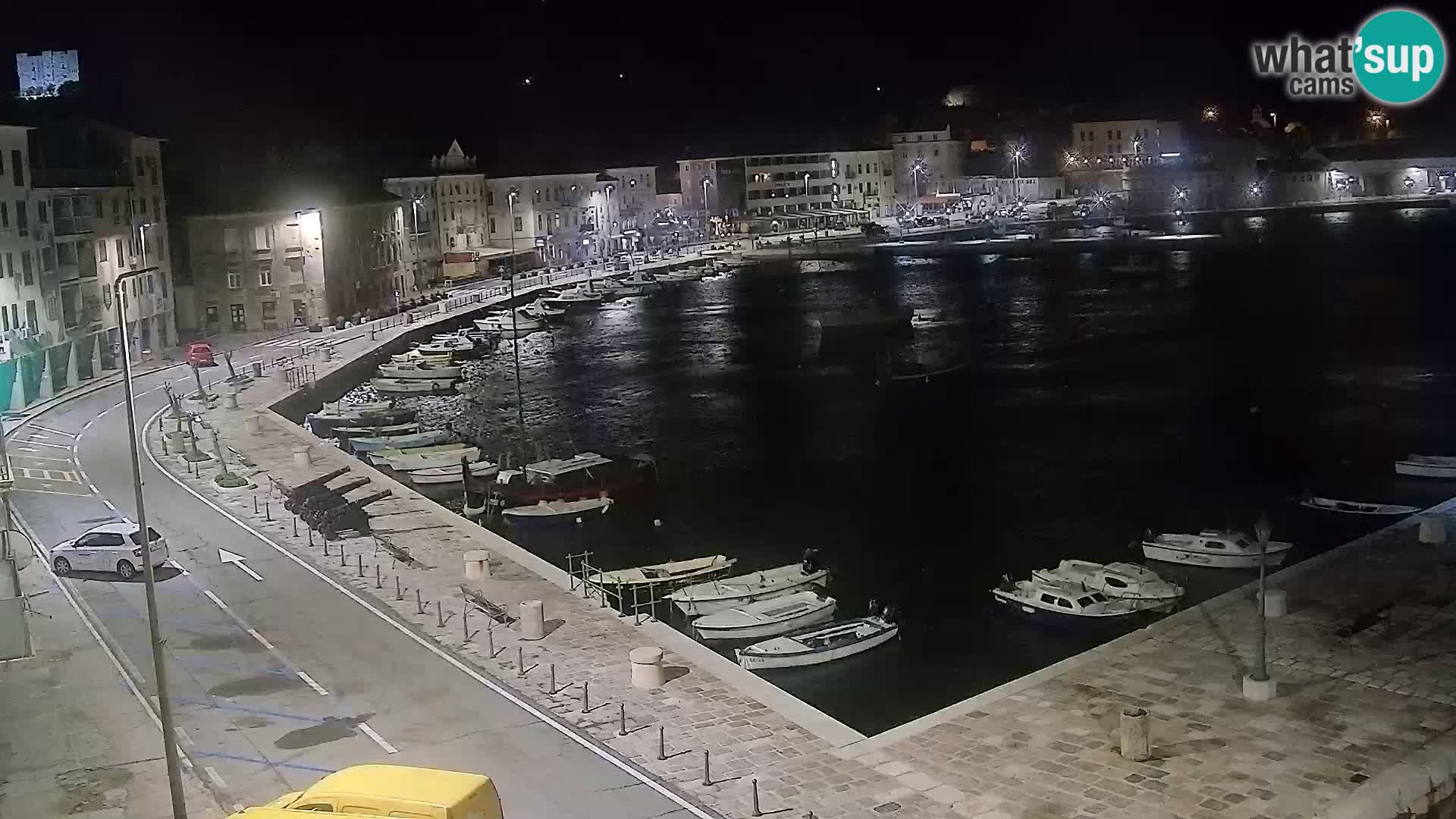 Senj camera en vivo – Vista panorámica de Senj riva