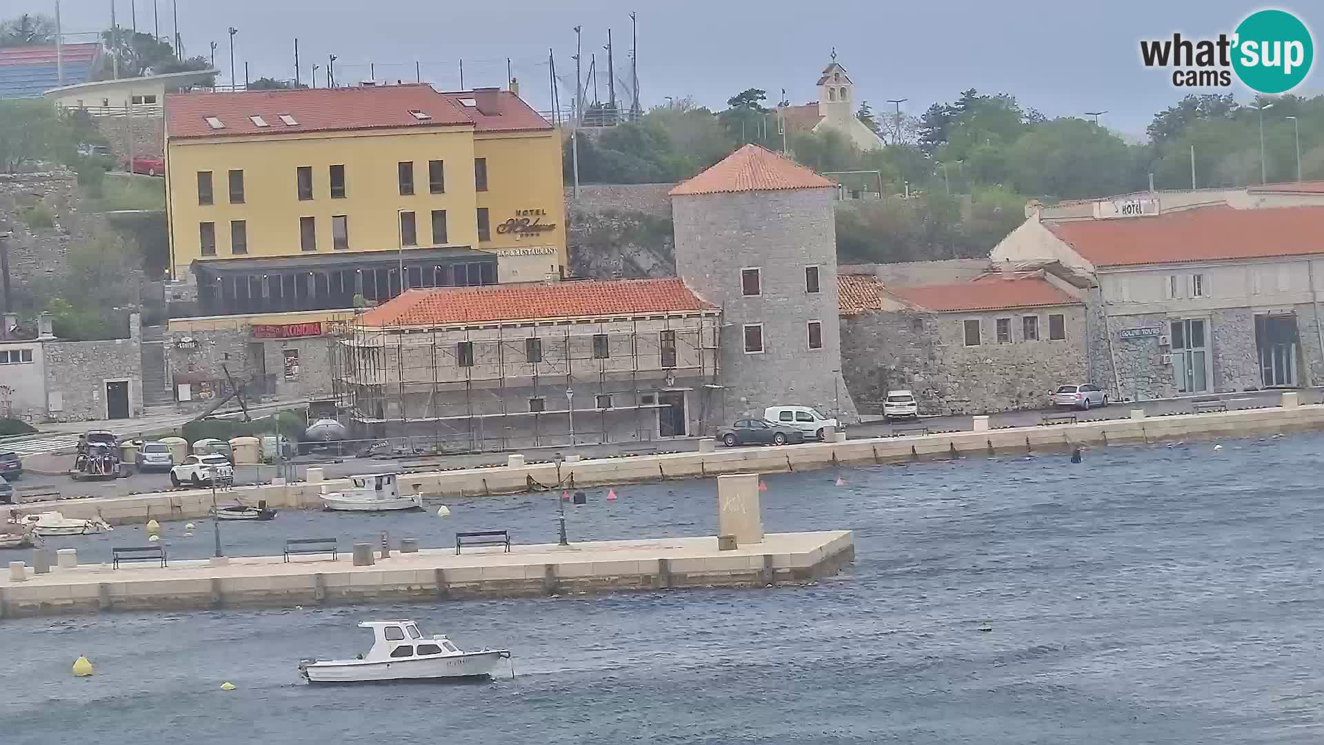 Kamera u živo Senj – Panoramski pogled na senjsku rivu