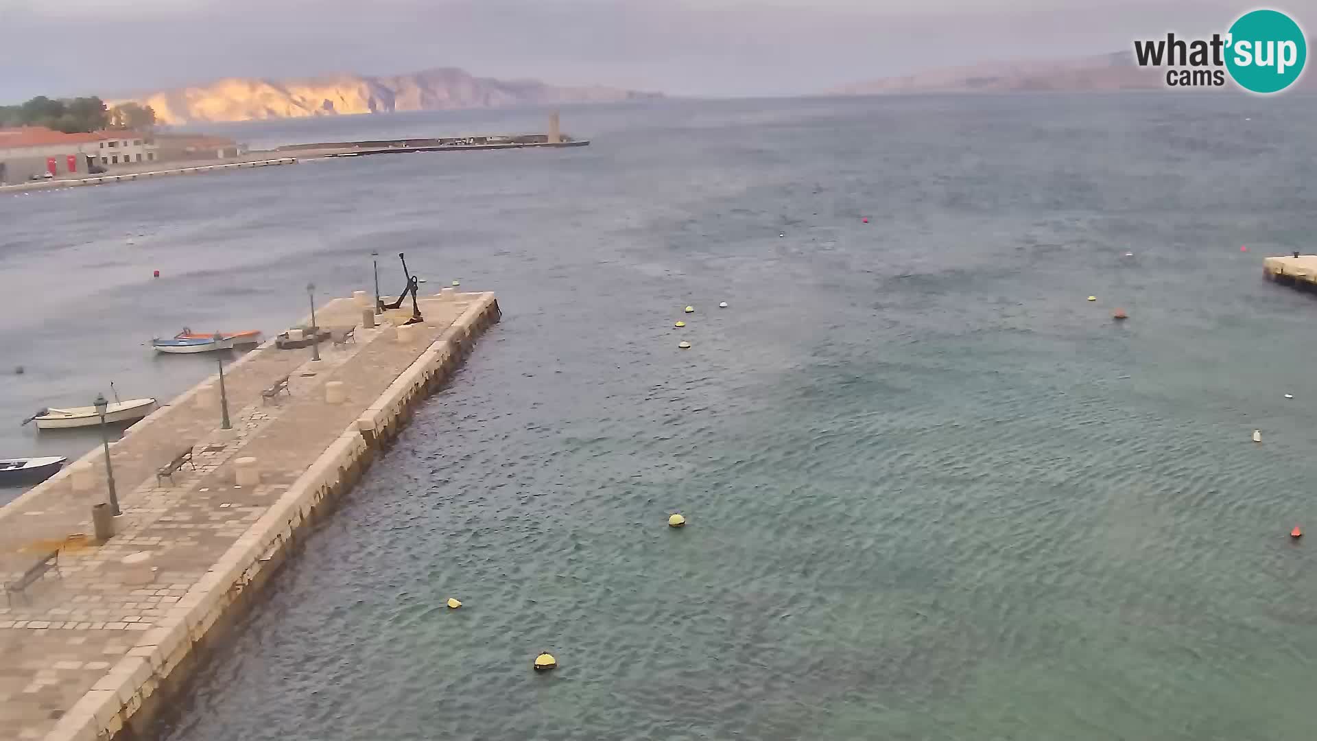 Kamera u živo Senj – Panoramski pogled na senjsku rivu