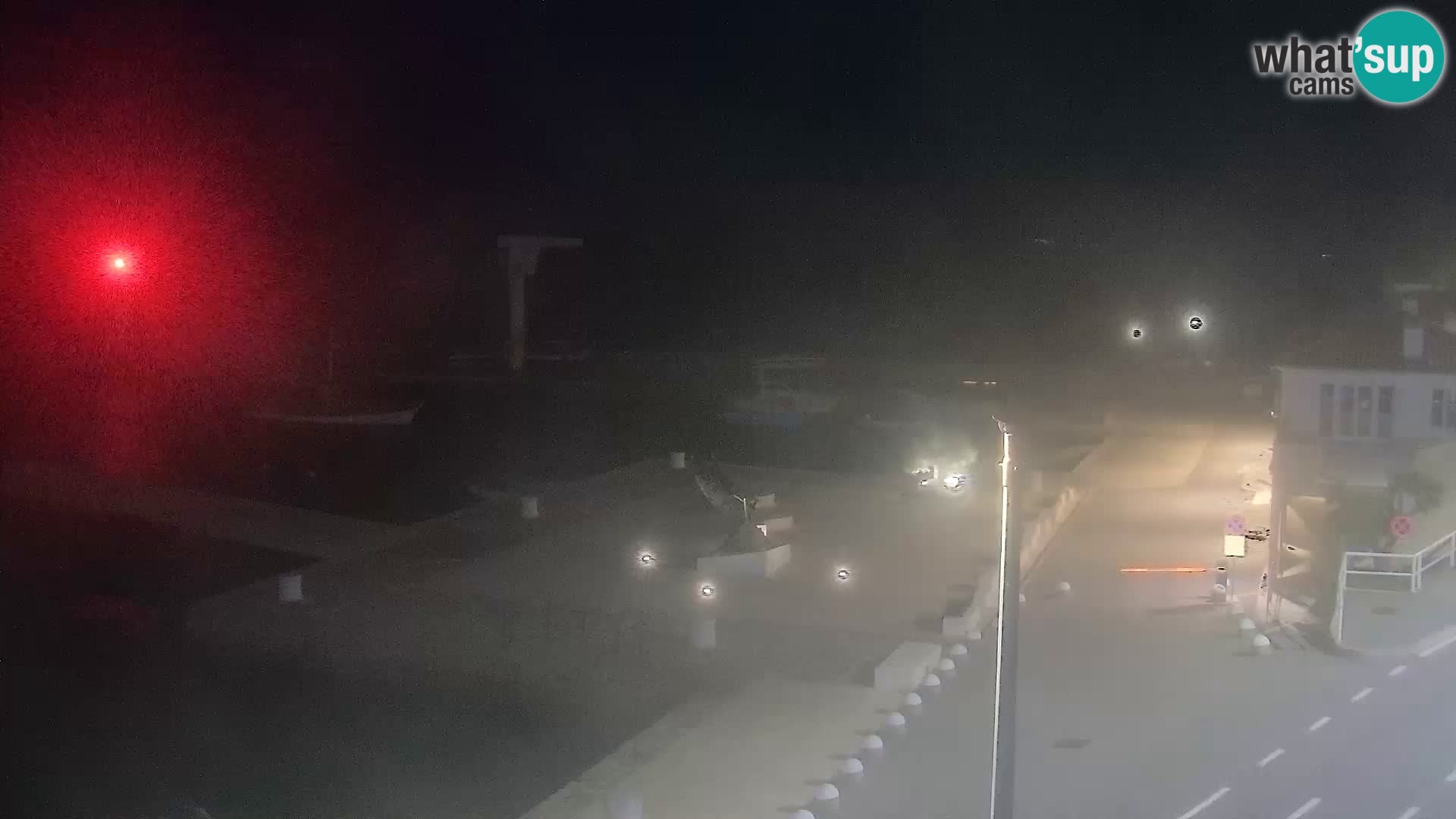 Livecam Senj – Vue panoramique de Senj riva