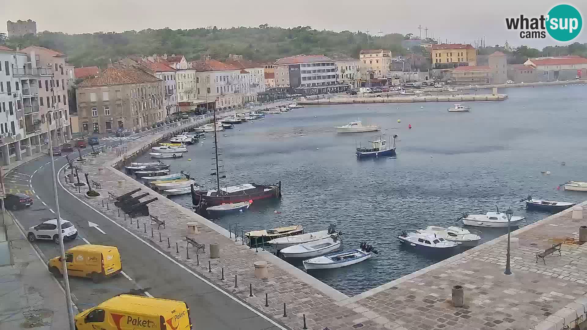 Senj Webcam – Panoramic view of Senj riva
