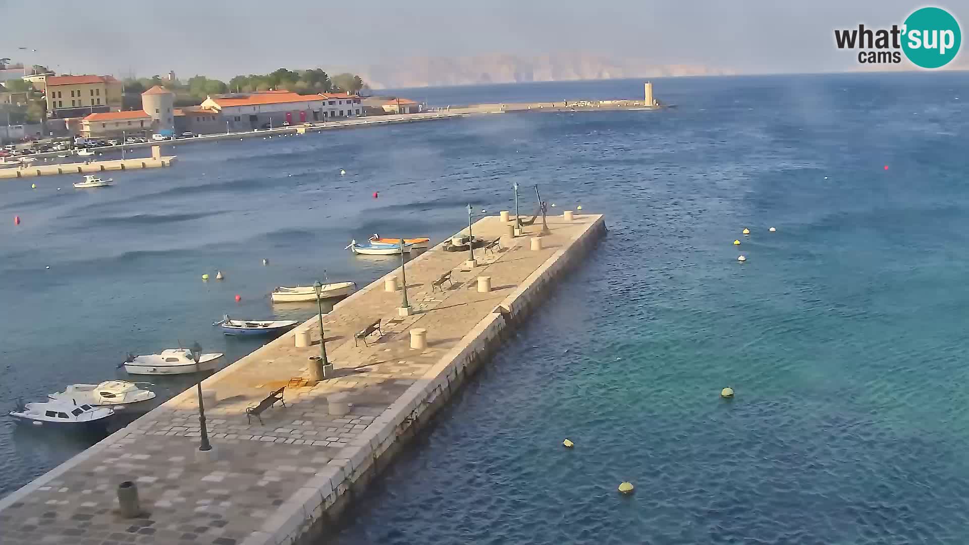 Senj camera en vivo – Vista panorámica de Senj riva