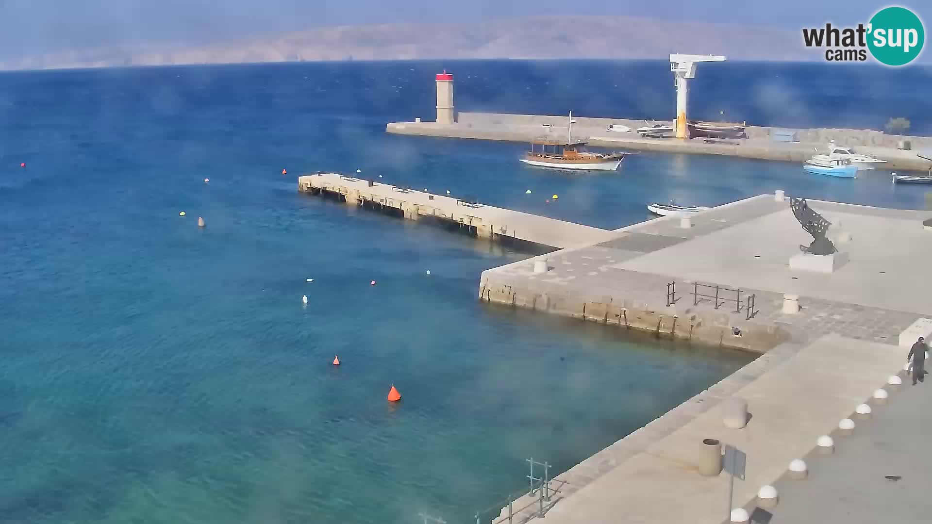 Senj camera en vivo – Vista panorámica de Senj riva