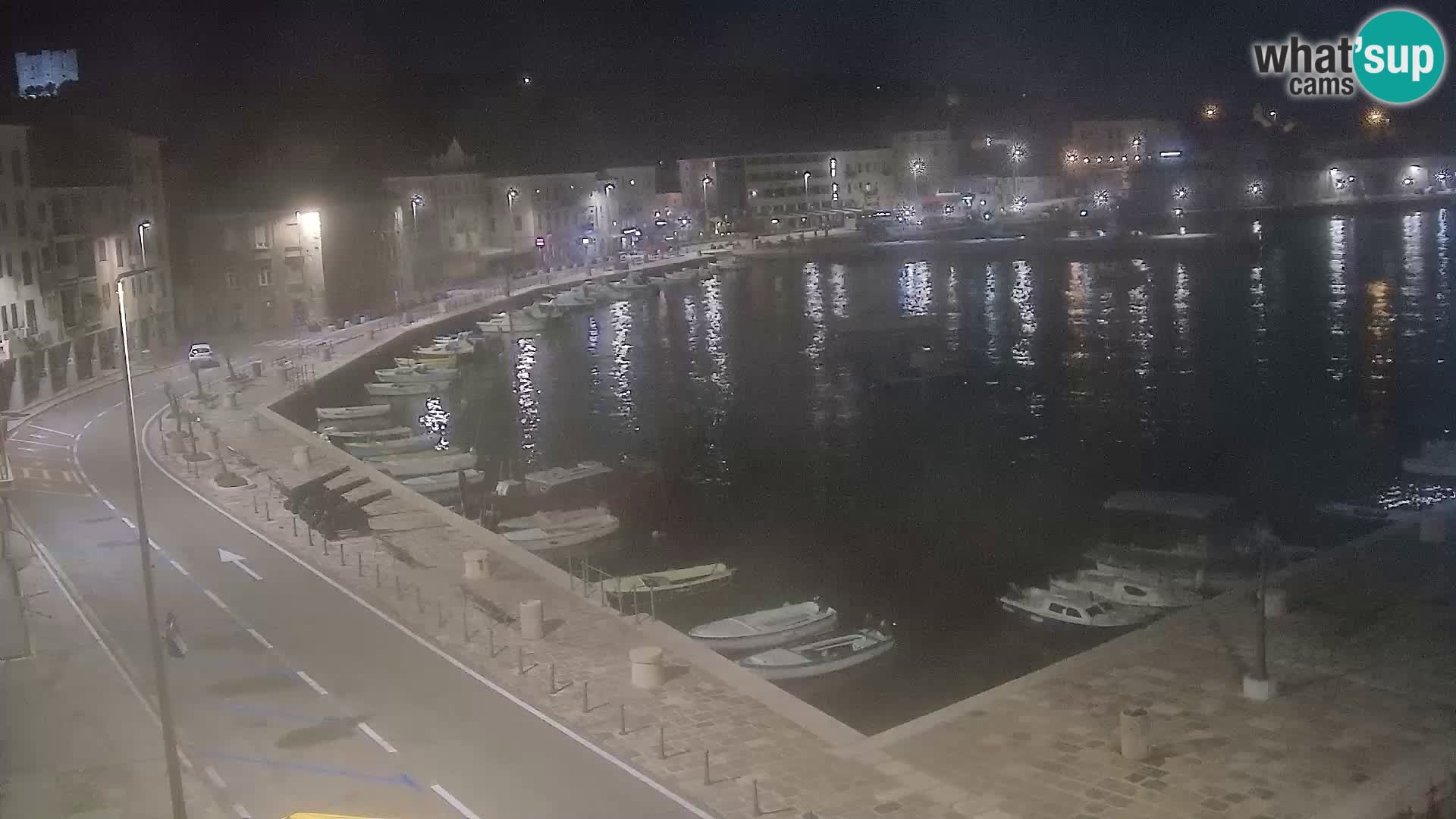 Webcam Segna – Panorama dell’lungomare di Senj