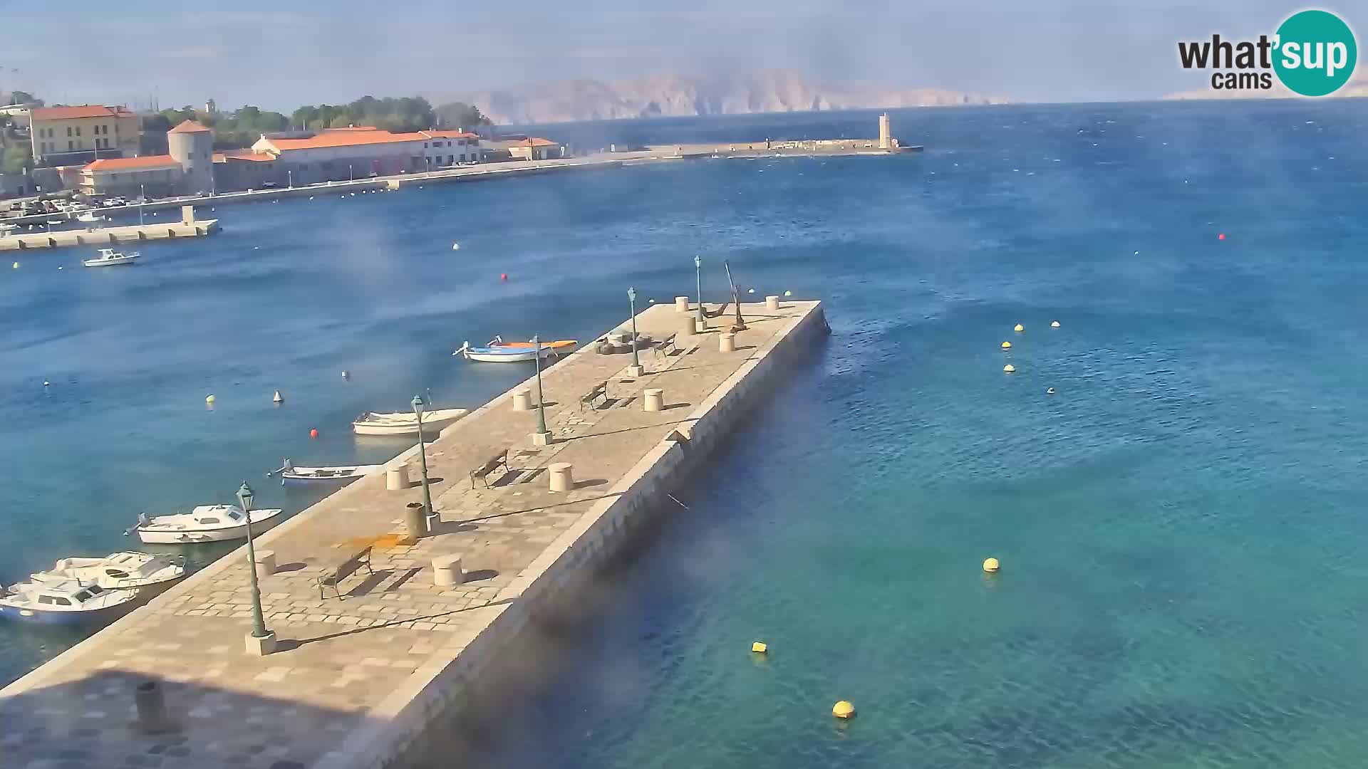 Senj Webcam – Panoramic view of Senj riva