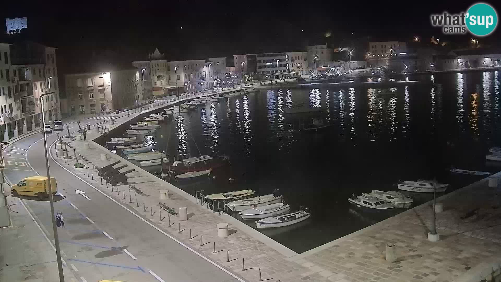Senj camera en vivo – Vista panorámica de Senj riva