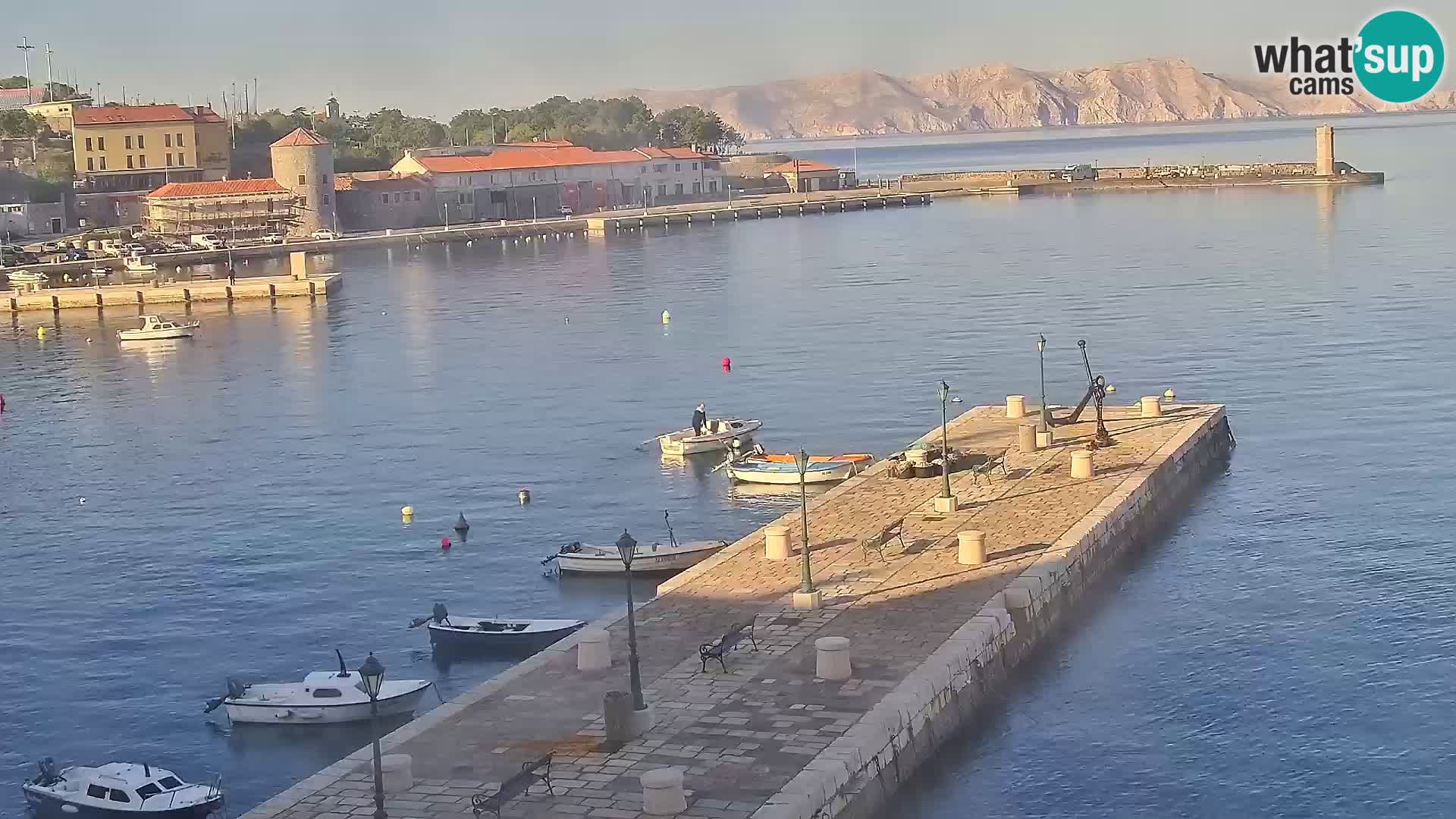 Senj Spletna kamera – pogled na obalo Senja