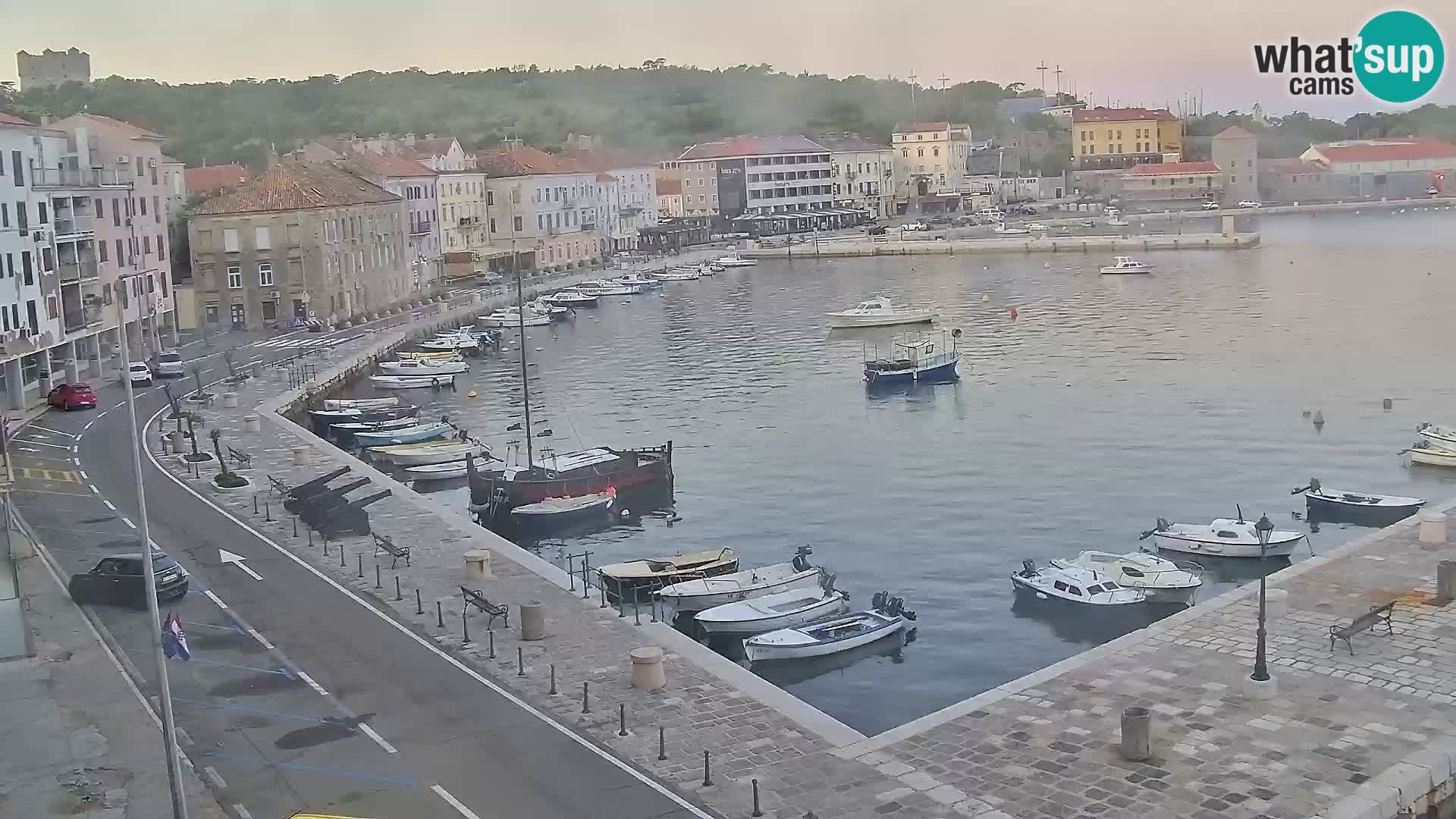 Senj Spletna kamera – pogled na obalo Senja