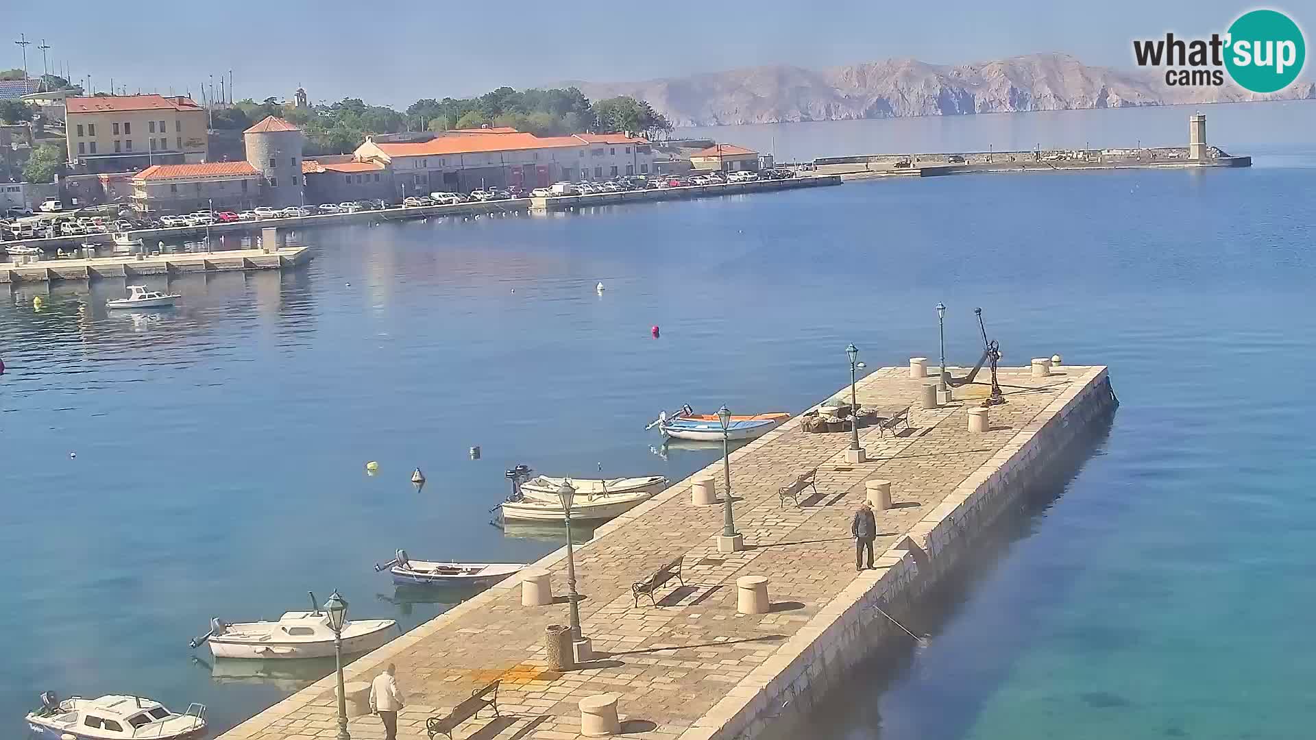 Senj Spletna kamera – pogled na obalo Senja