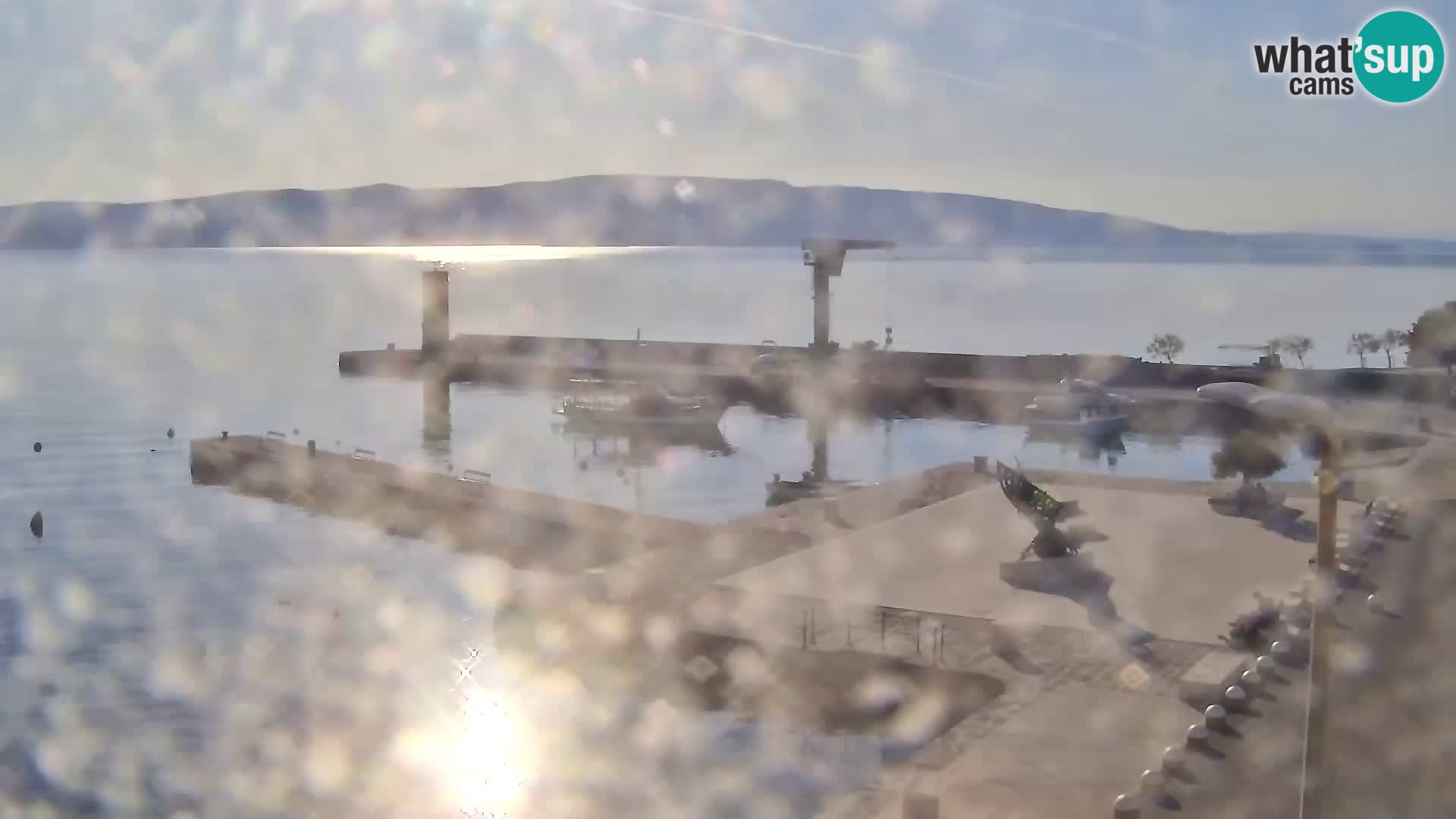 Senj camera en vivo – Vista panorámica de Senj riva