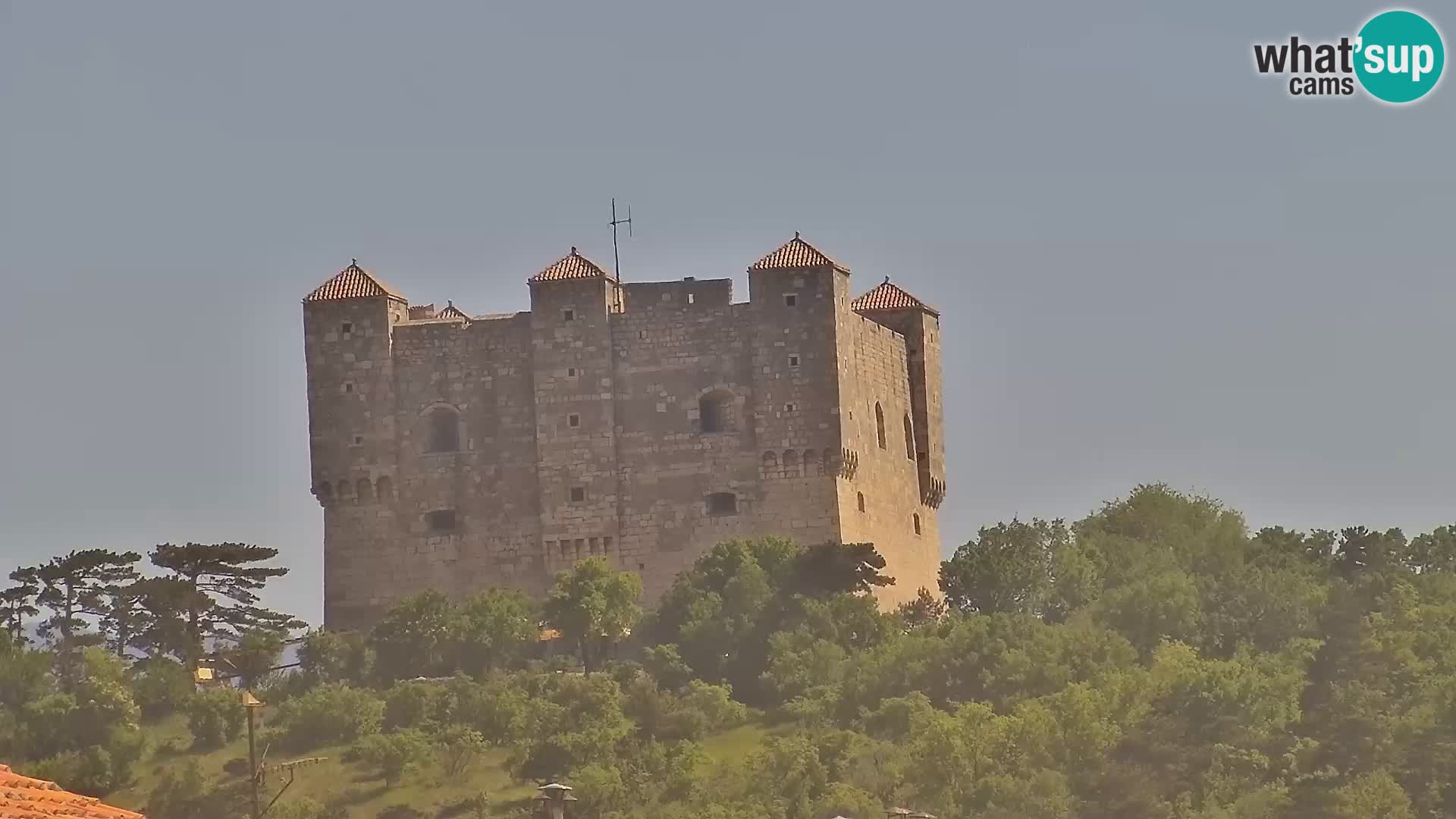 Webcam Senj – Panoramablick auf die Riva Senj