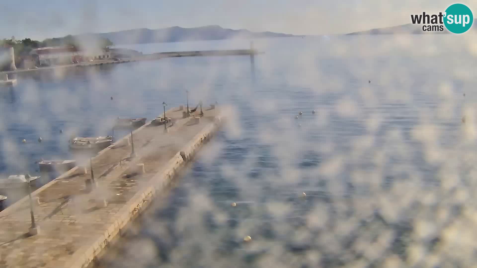 Webcam Senj – Panoramablick auf die Riva Senj