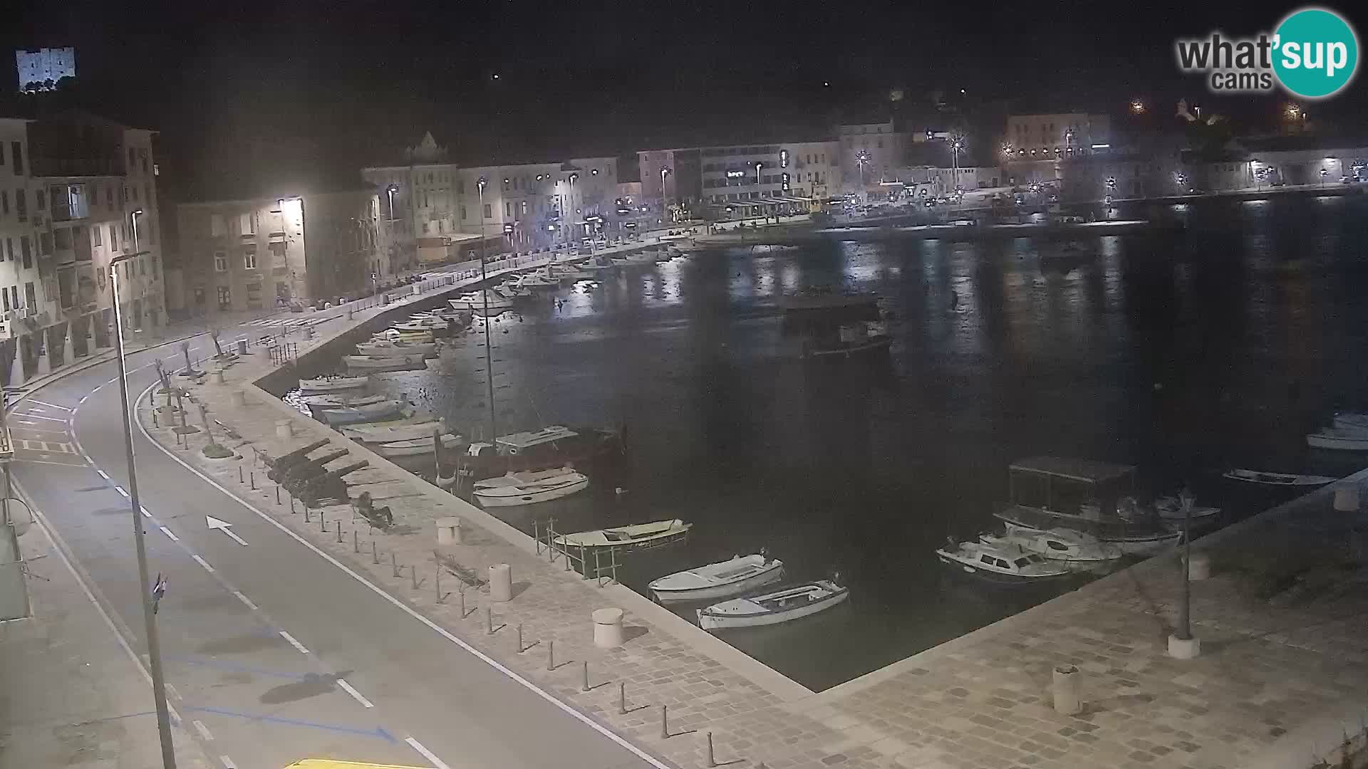 Senj camera en vivo – Vista panorámica de Senj riva