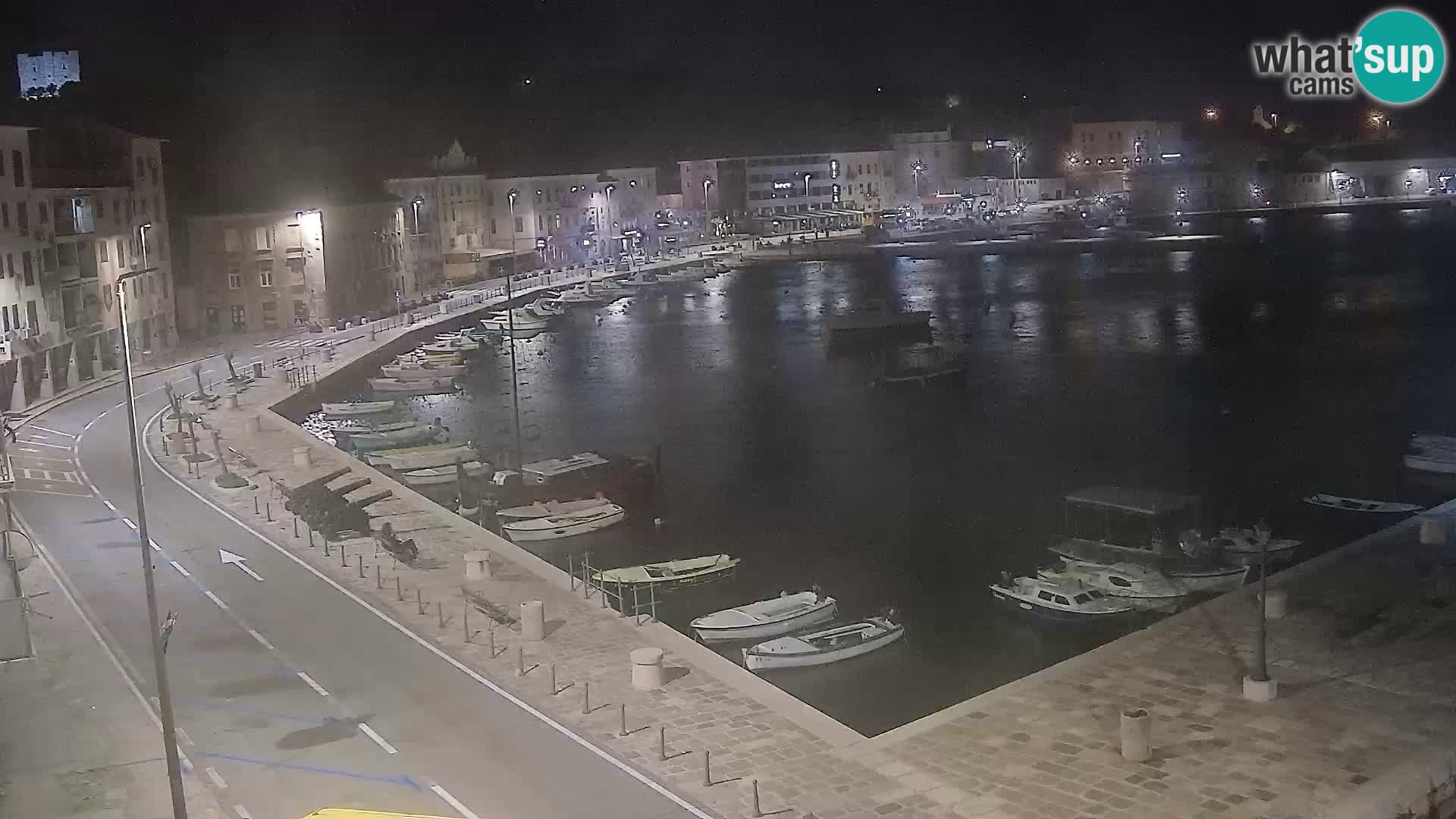 Senj Webcam – Panoramic view of Senj riva