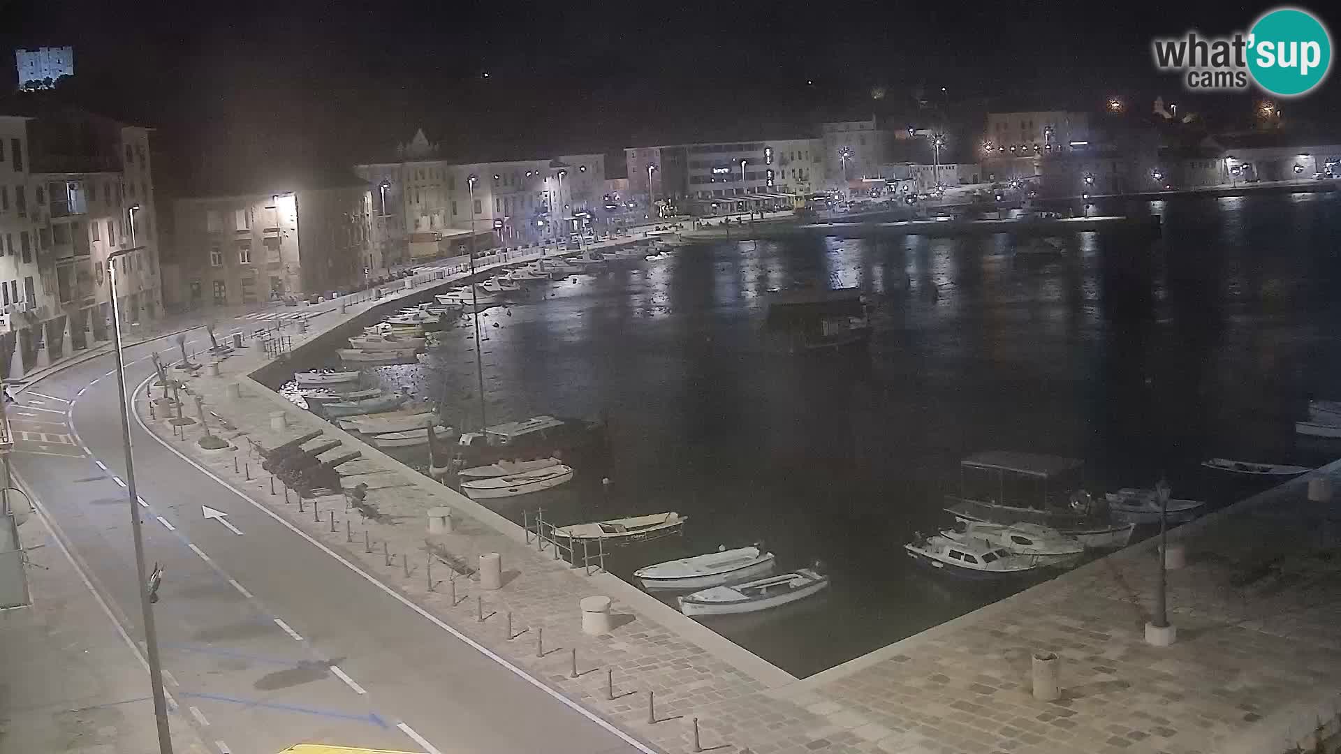 Senj camera en vivo – Vista panorámica de Senj riva