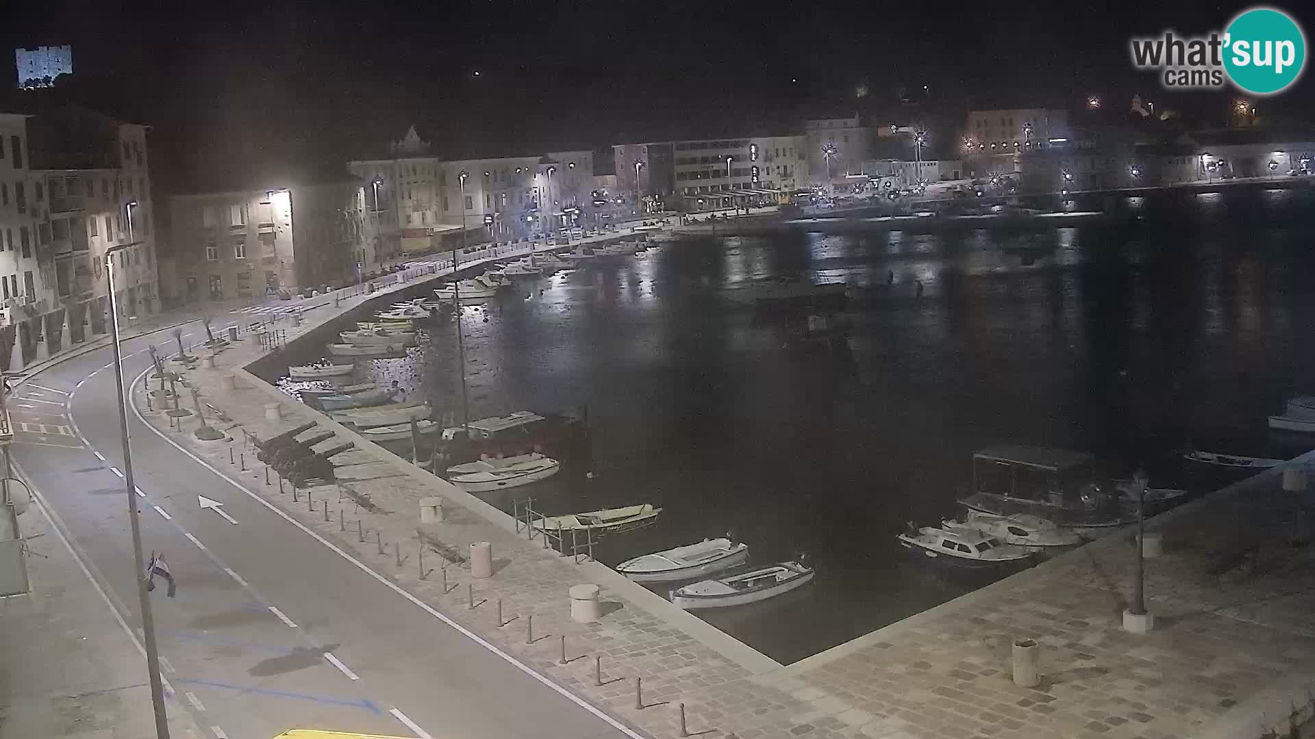 Senj Spletna kamera – pogled na obalo Senja