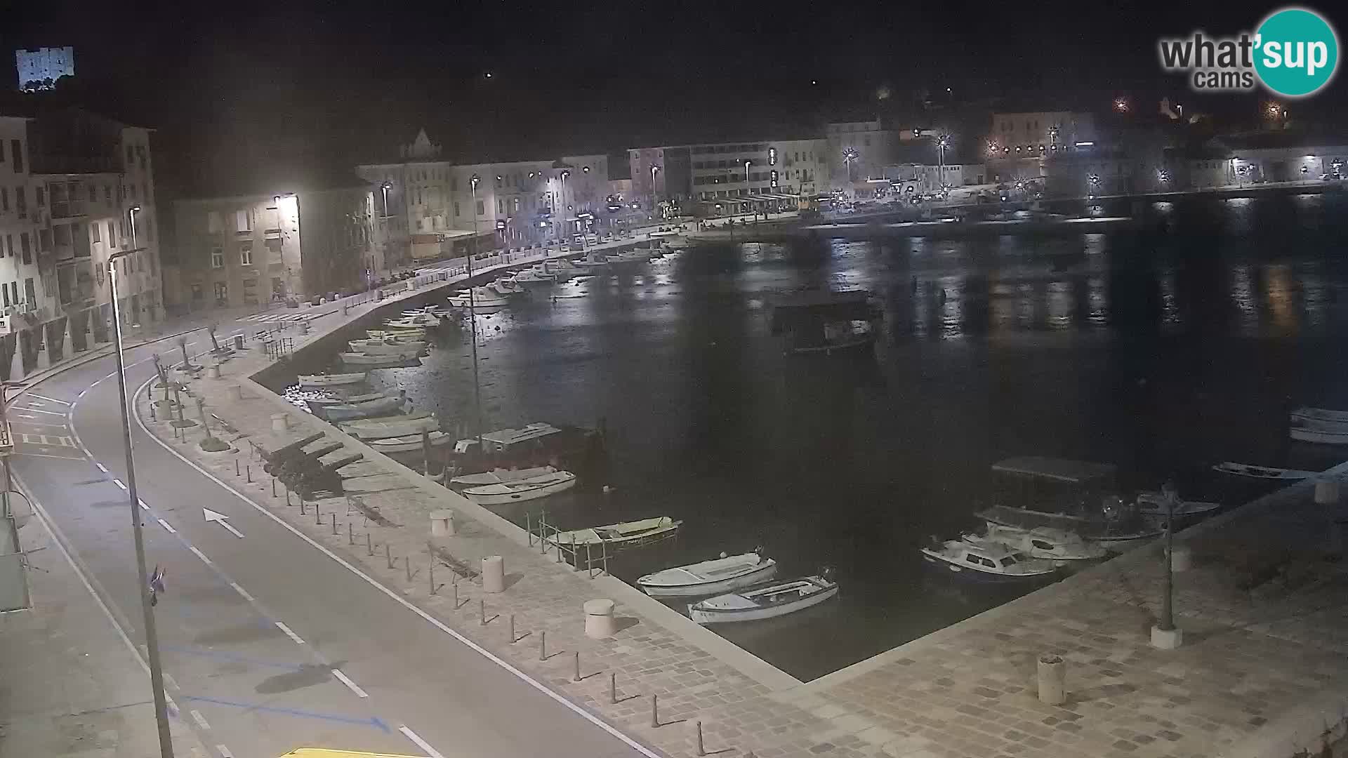 Senj camera en vivo – Vista panorámica de Senj riva