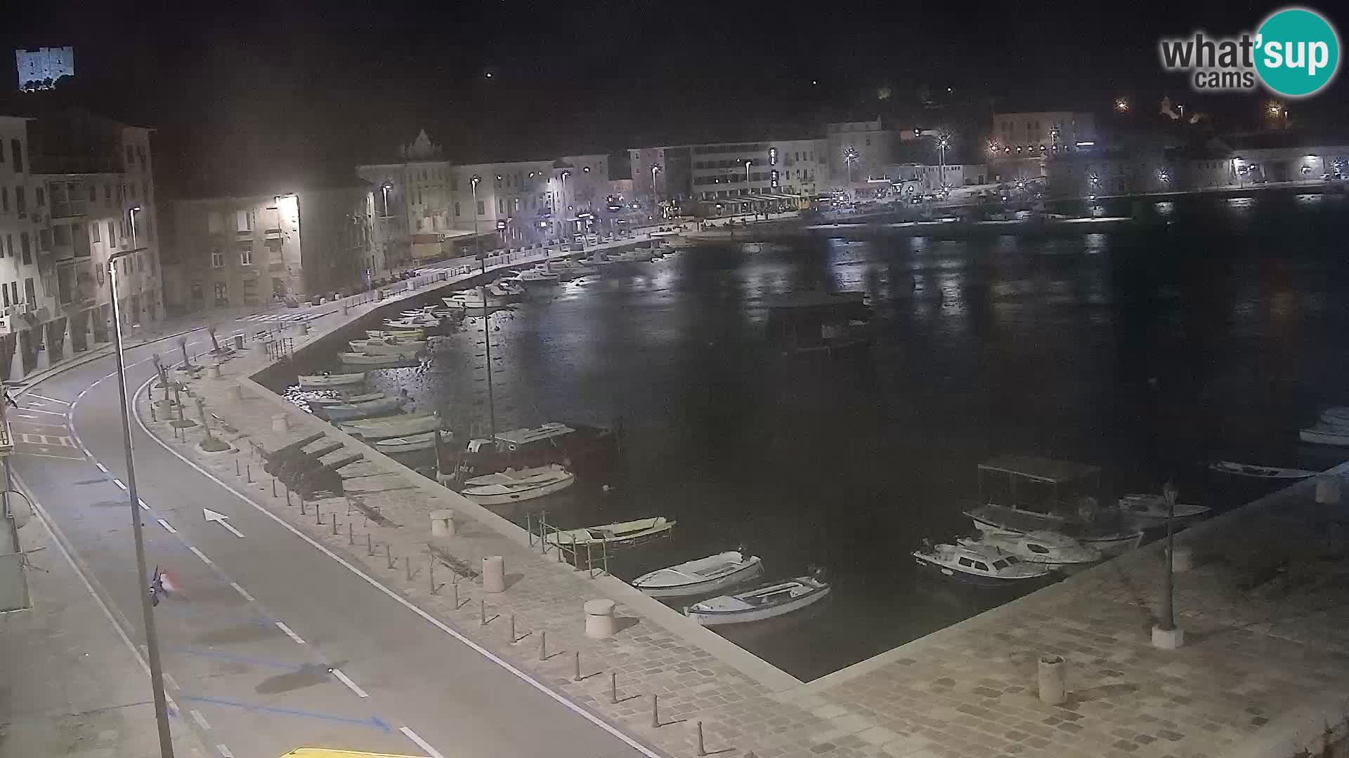 Senj camera en vivo – Vista panorámica de Senj riva