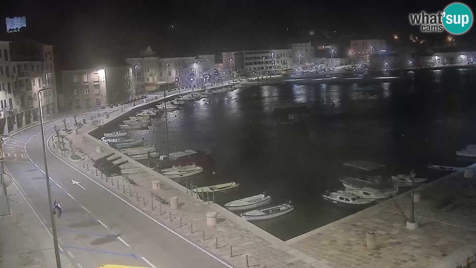 Senj Spletna kamera – pogled na obalo Senja