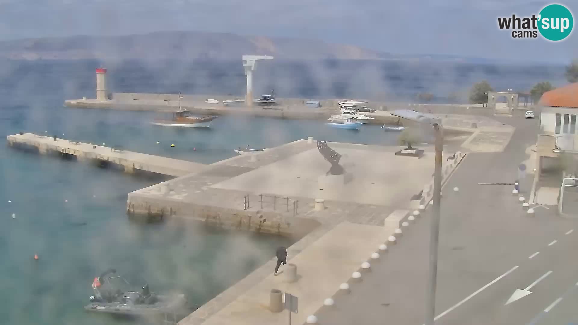 Senj Spletna kamera – pogled na obalo Senja