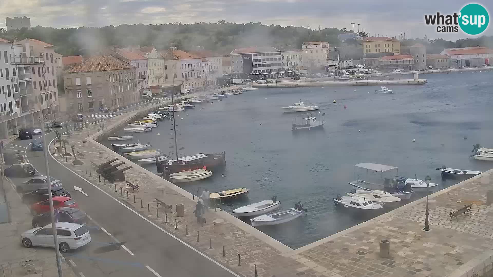 Kamera u živo Senj – Panoramski pogled na senjsku rivu