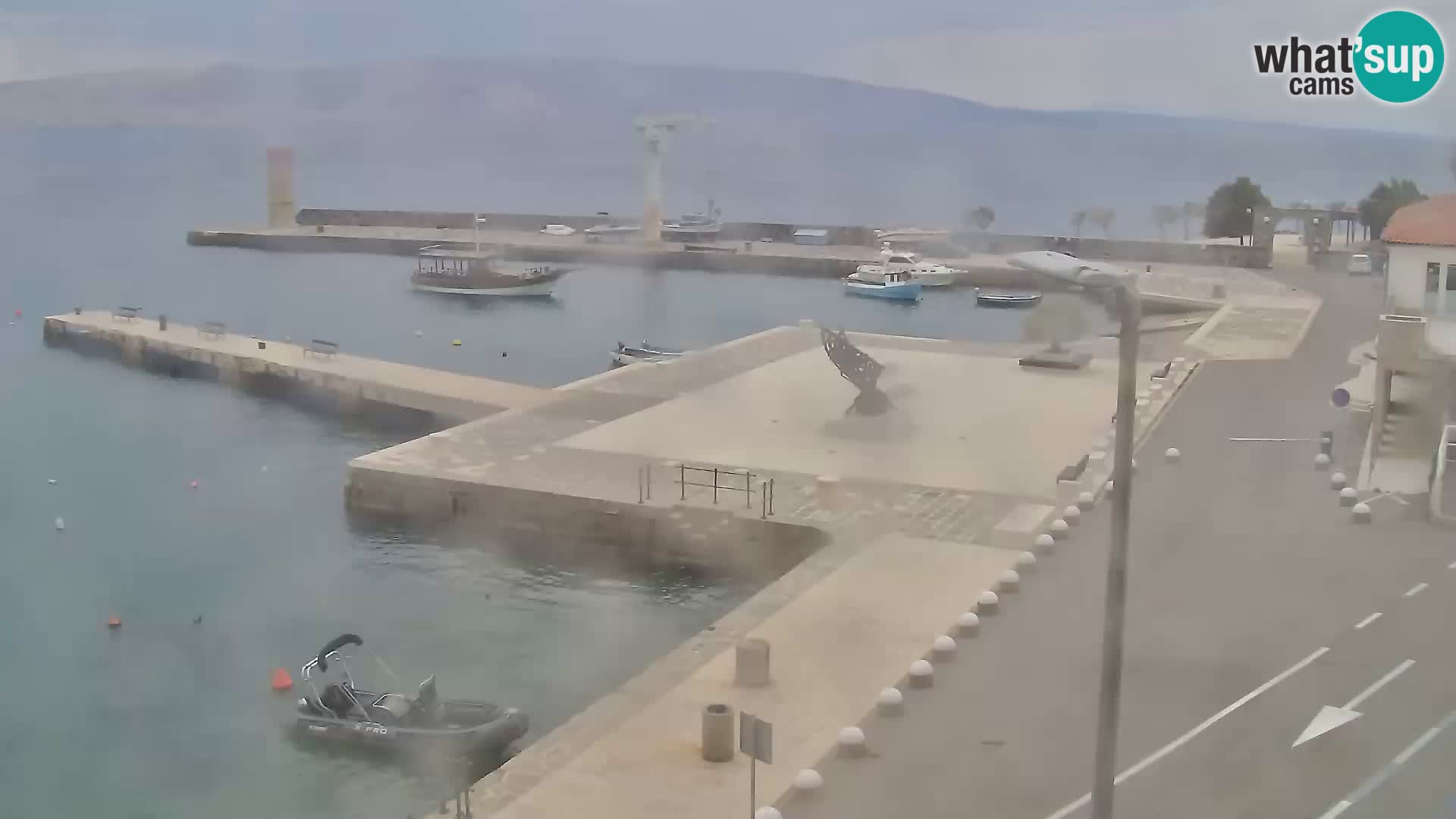 Senj Spletna kamera – pogled na obalo Senja