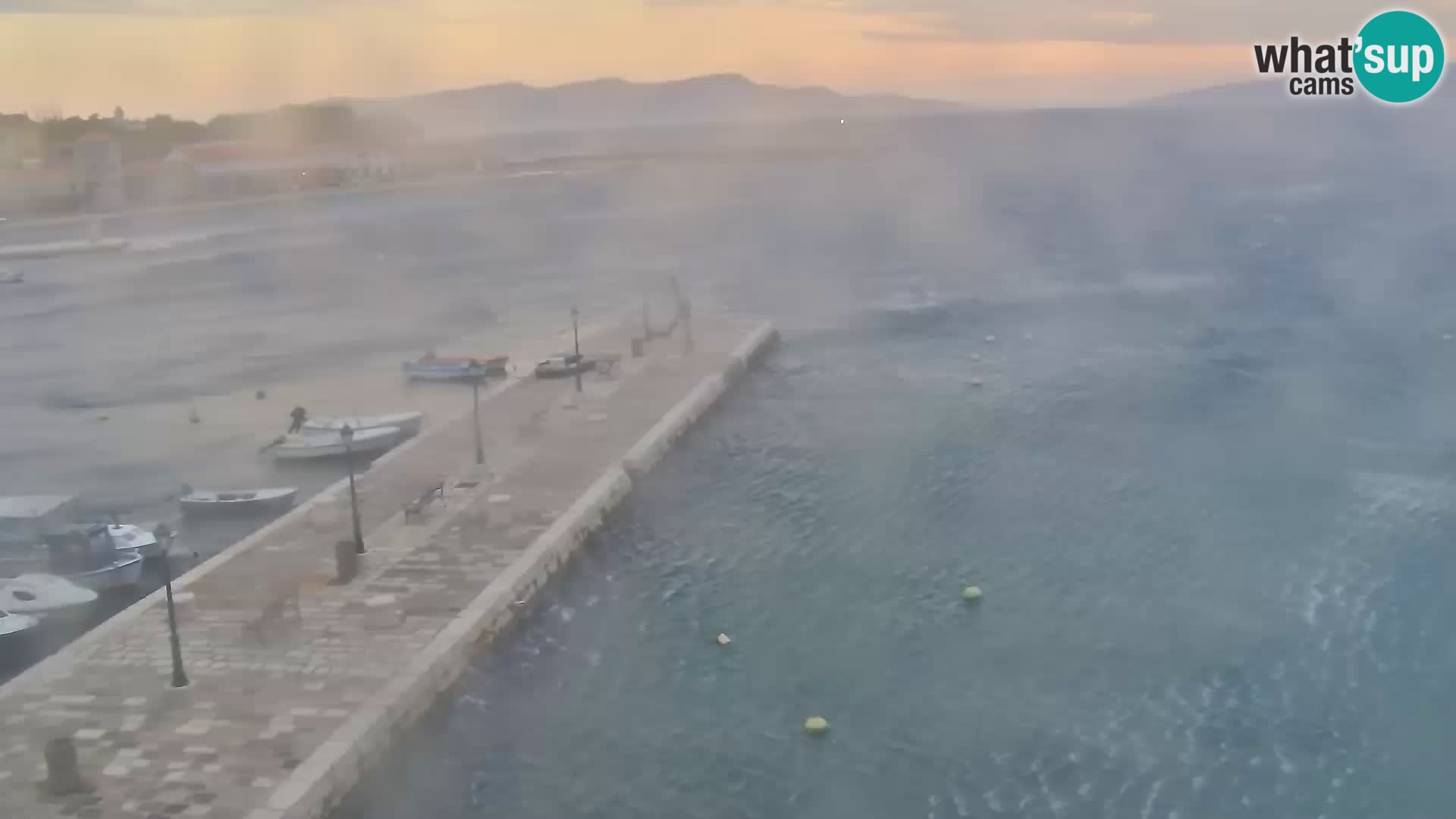 Senj camera en vivo – Vista panorámica de Senj riva