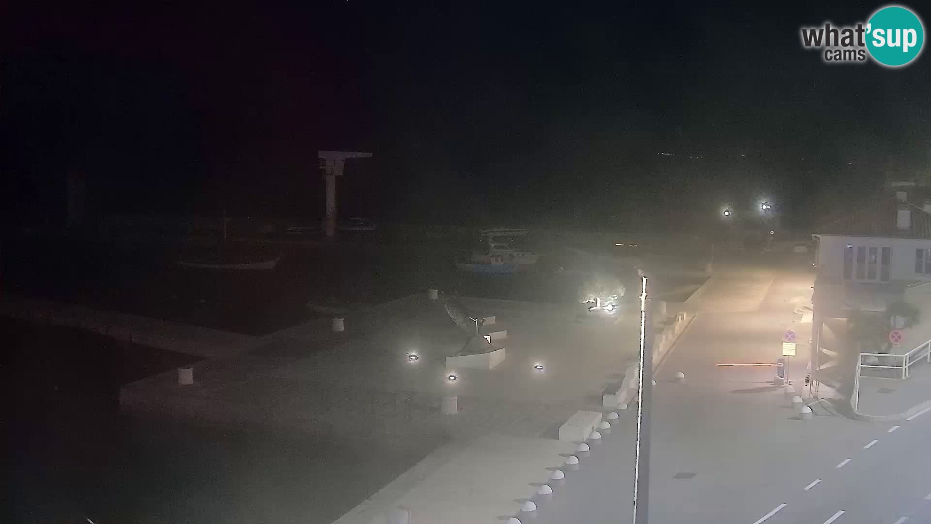 Kamera u živo Senj – Panoramski pogled na senjsku rivu