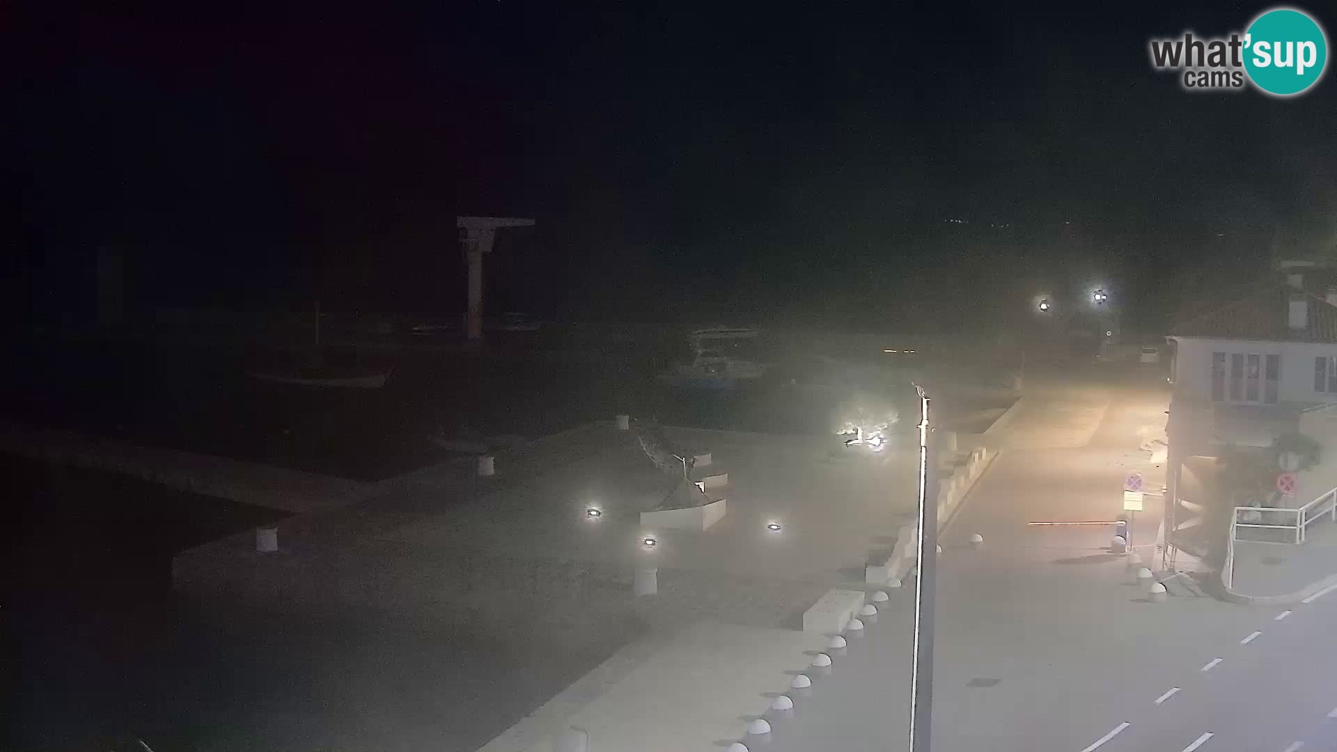 Kamera u živo Senj – Panoramski pogled na senjsku rivu