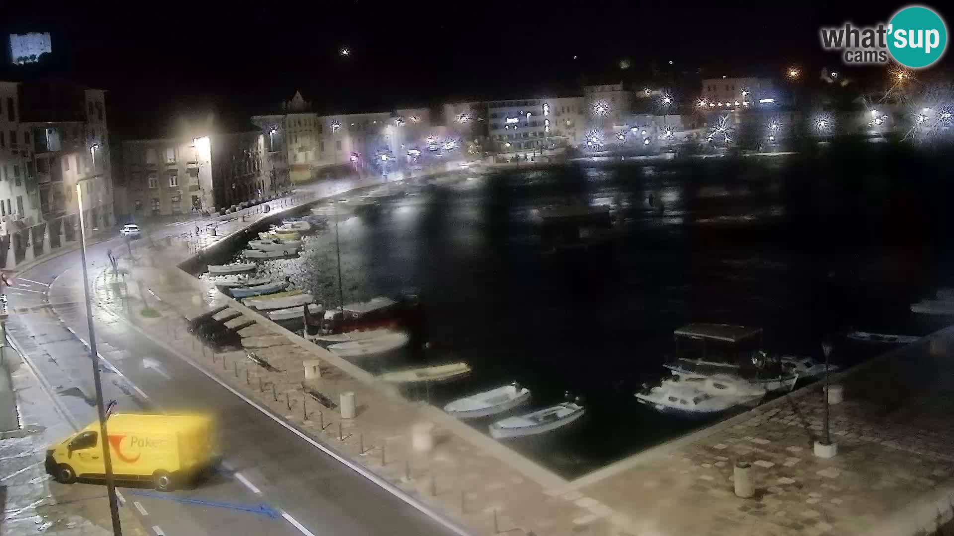 Senj Webcam – Panoramic view of Senj riva