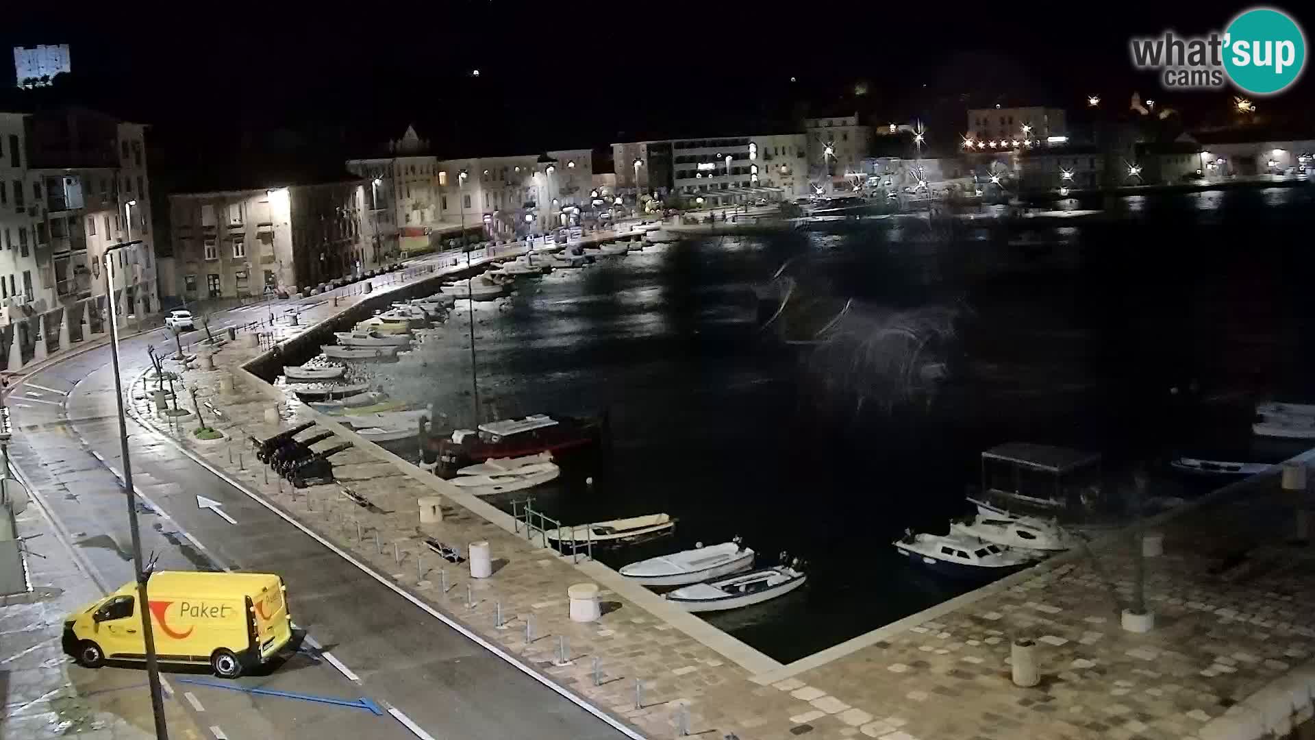 Senj Webcam – Panoramic view of Senj riva