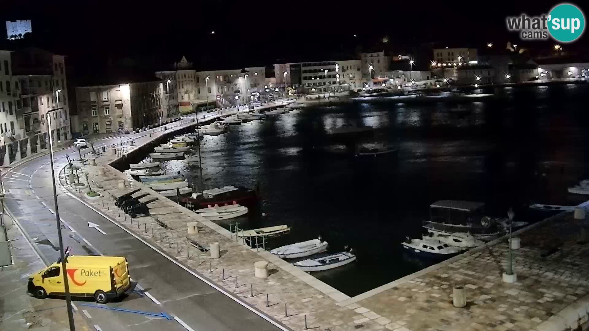 Senj Webcam – Panoramic view of Senj riva